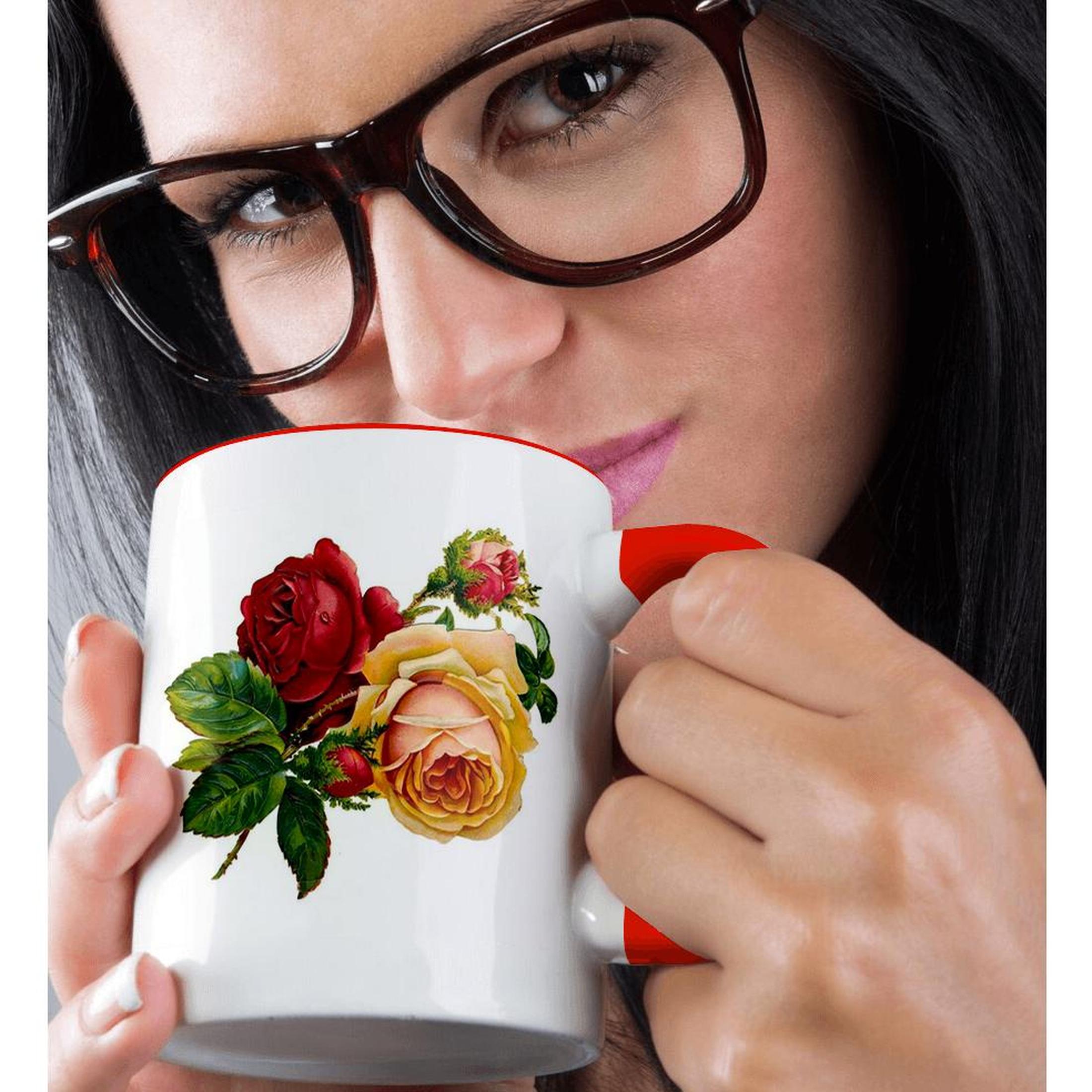 3d Rose, Gold und Rote Rosen, Becher - Bild 30 von 99