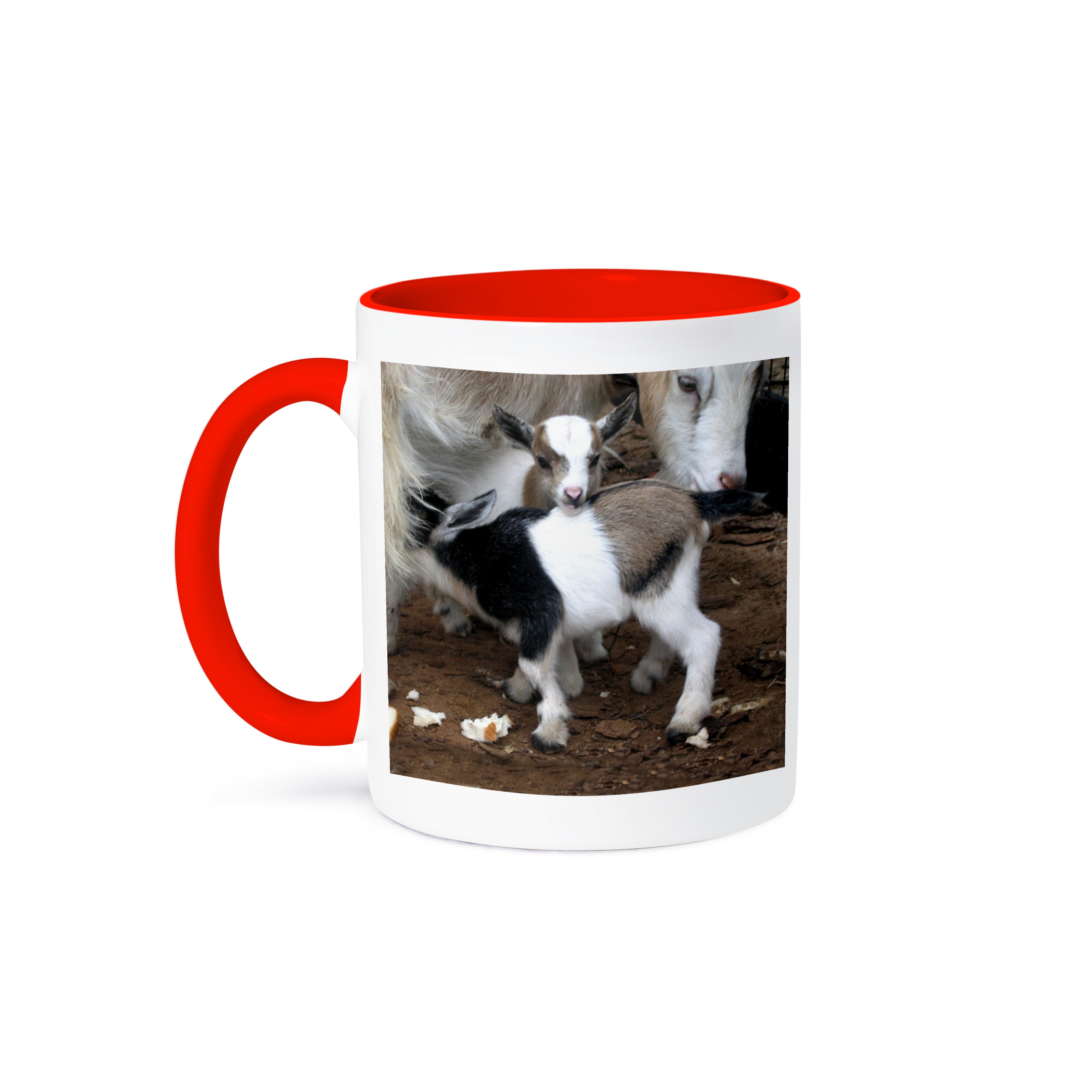 Taza 3dRose, familia de cabras pigmeas, - Imagen 29 de 99