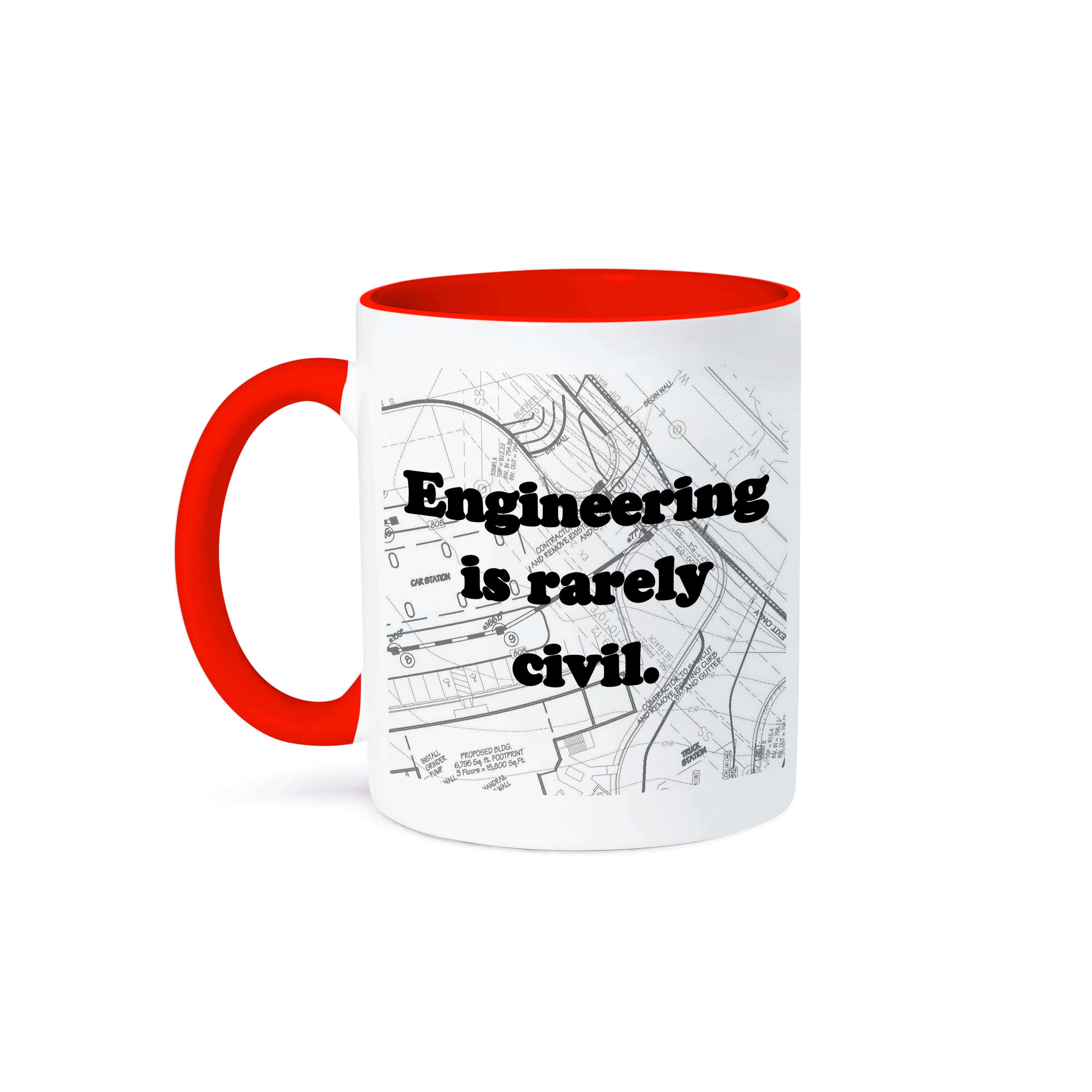 3dRose, Engineering is rarely civil, Mug - Picture 29 of 99