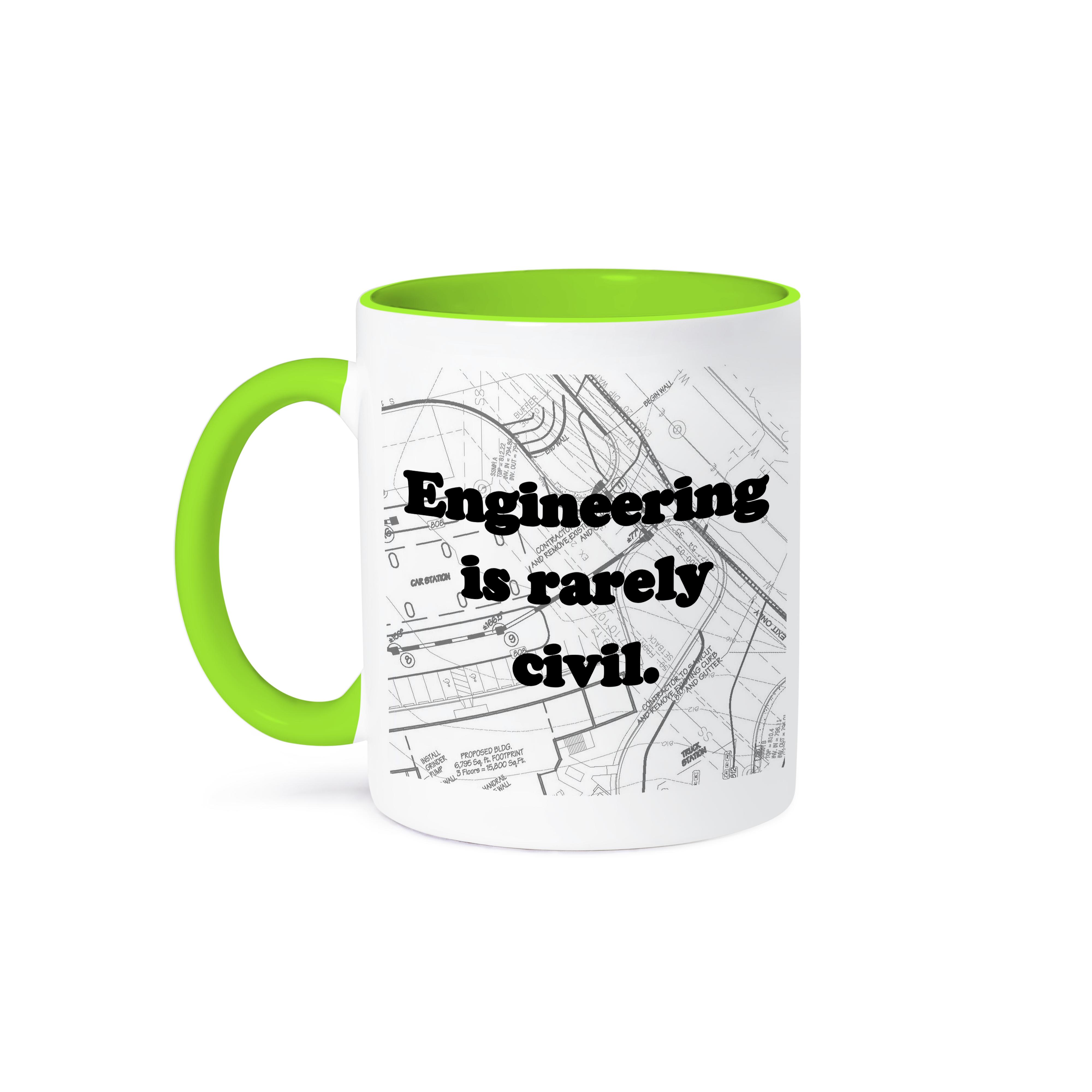 3dRose, Engineering is rarely civil, Mug - Picture 36 of 99