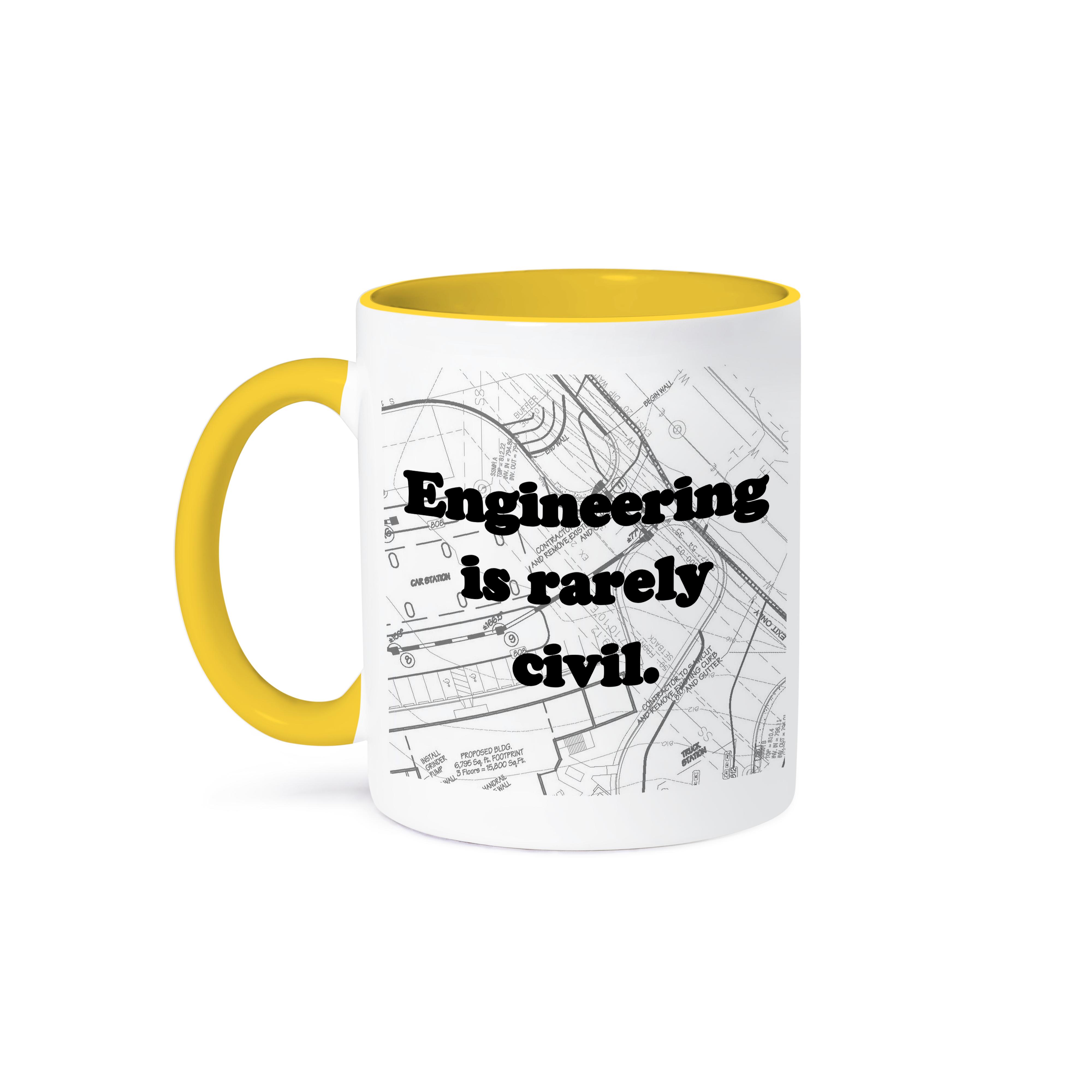 3dRose, Engineering is rarely civil, Mug - Picture 8 of 99