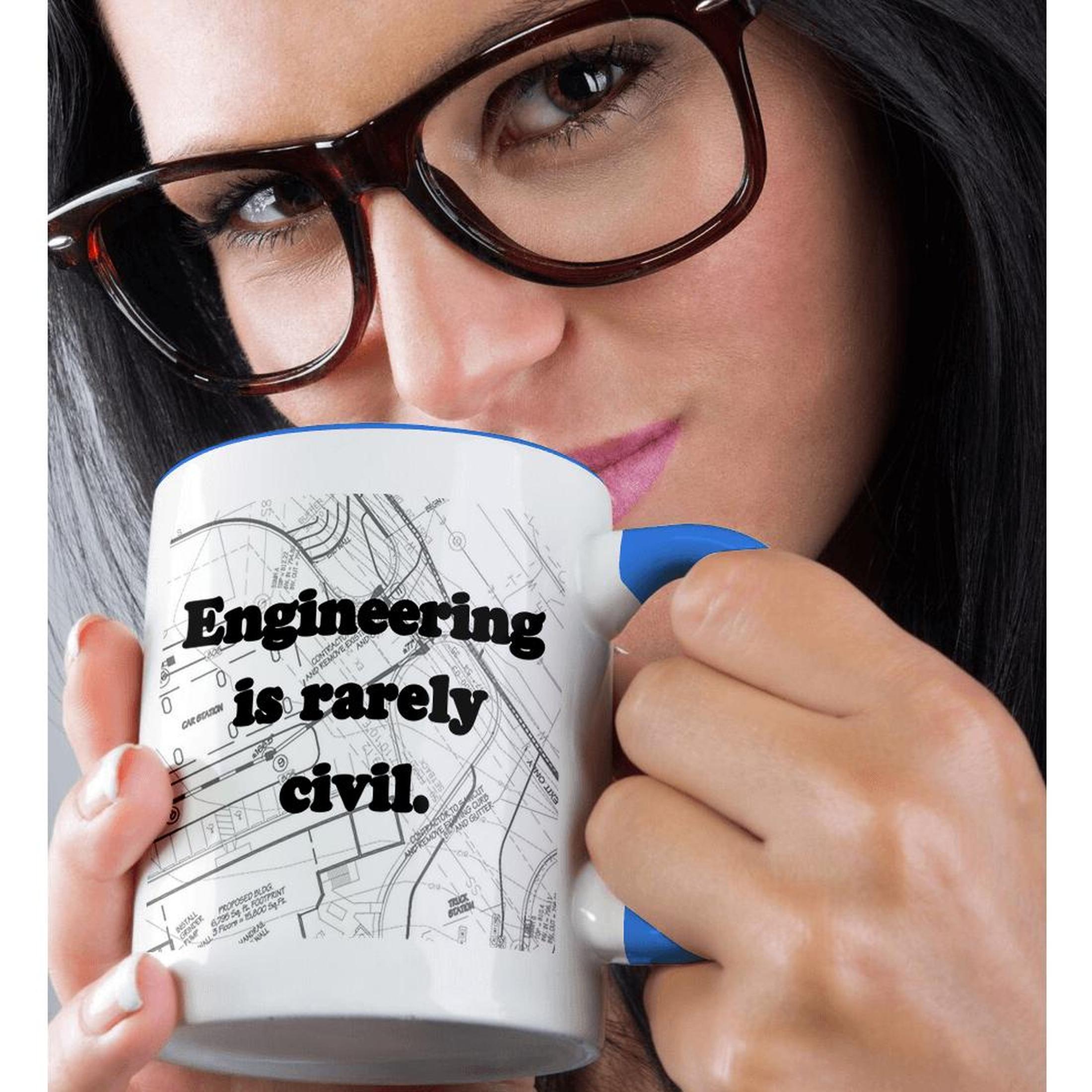 3dRose, Engineering is rarely civil, Mug - Picture 44 of 99