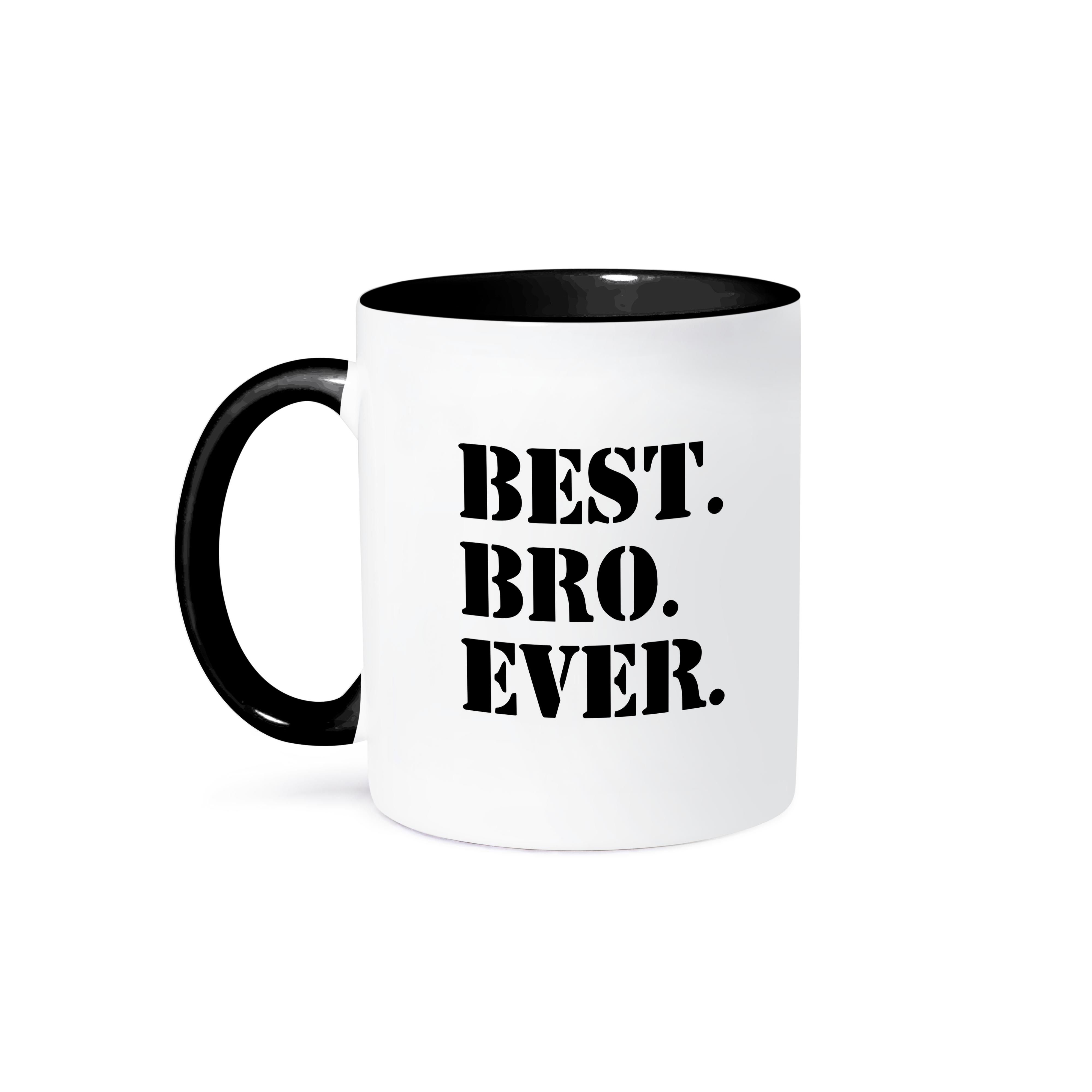 3dRose, Best Bro Ever - Gifts for brothers - black text, Mug - Foto 15 di 99