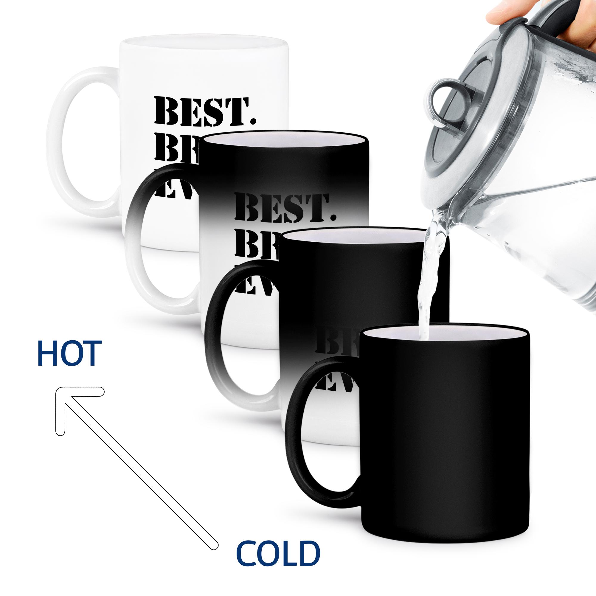 3dRose, Best Bro Ever - Gifts for brothers - black text, Mug - Foto 60 di 99