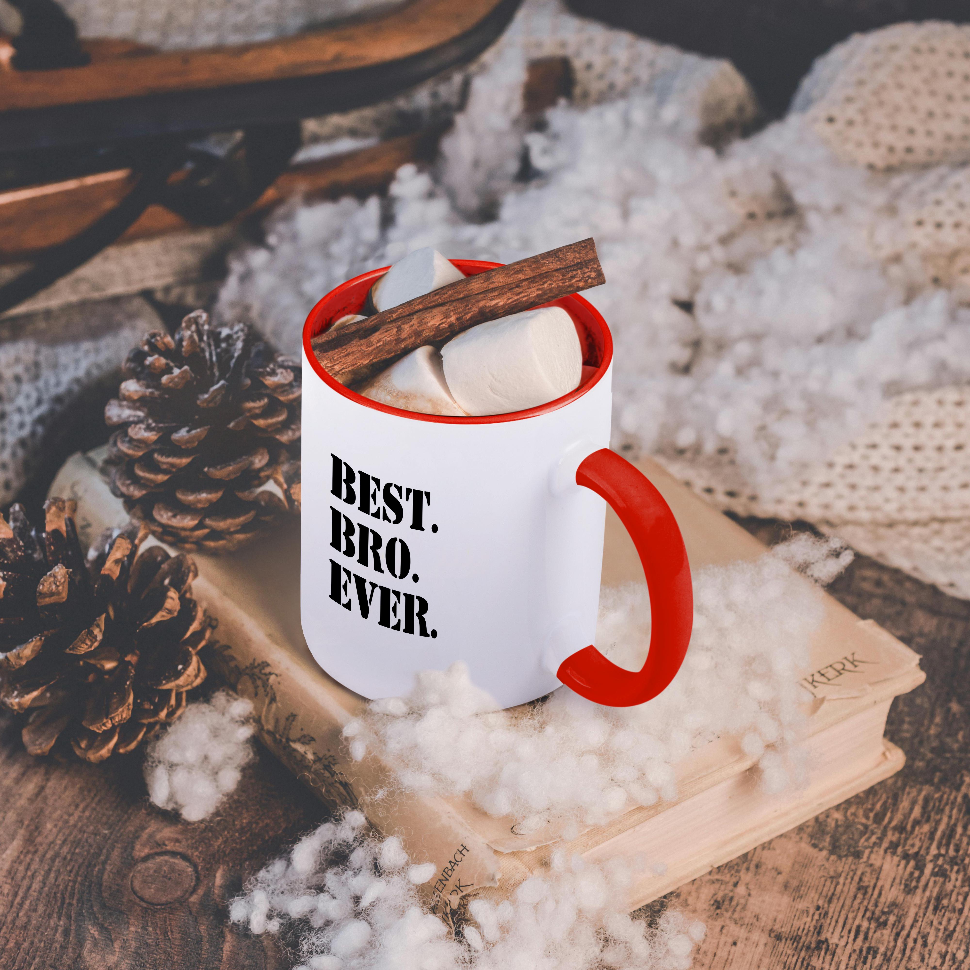 3dRose, Best Bro Ever - Gifts for brothers - black text, Mug - Foto 12 di 99