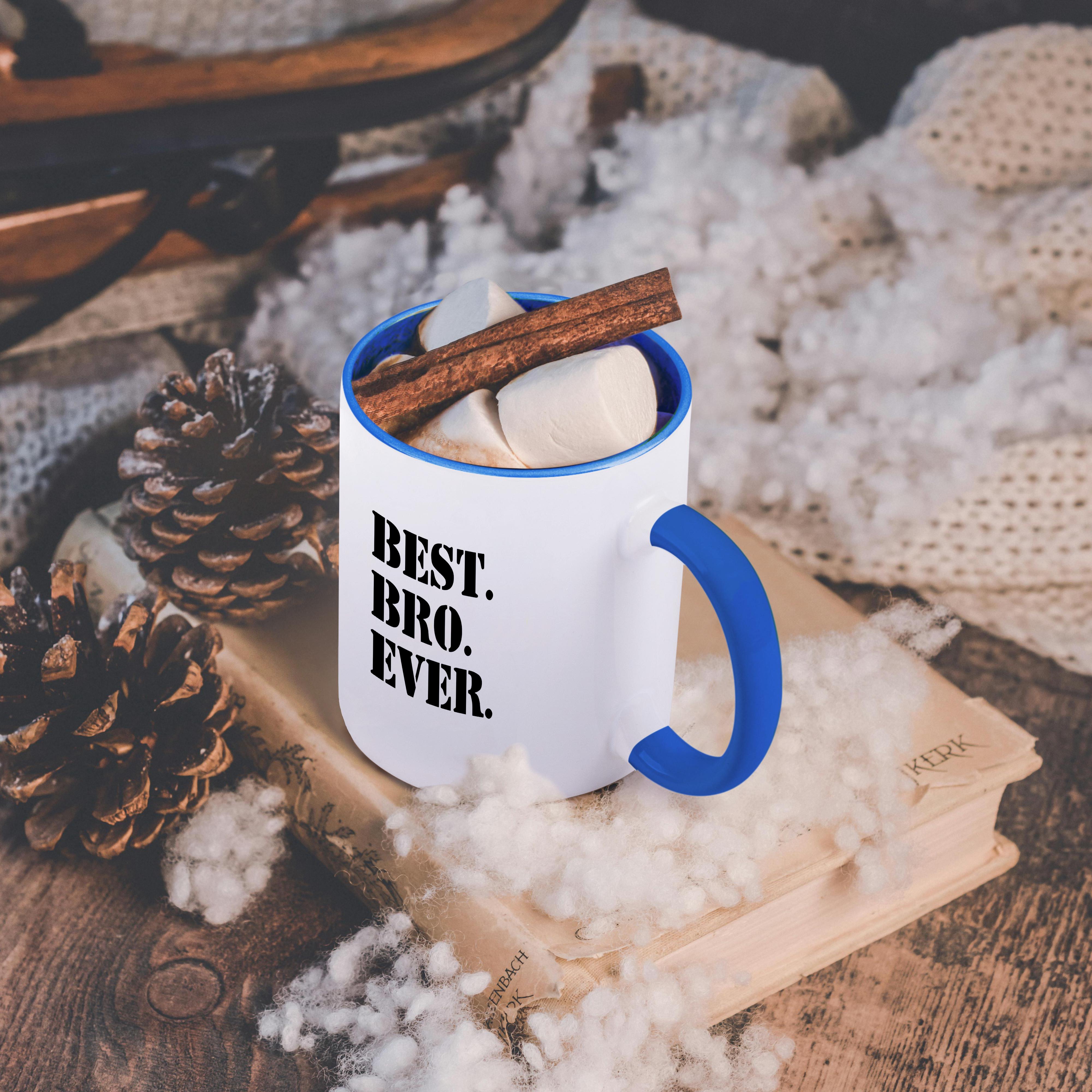 3dRose, Best Bro Ever - Gifts for brothers - black text, Mug - Foto 54 di 99