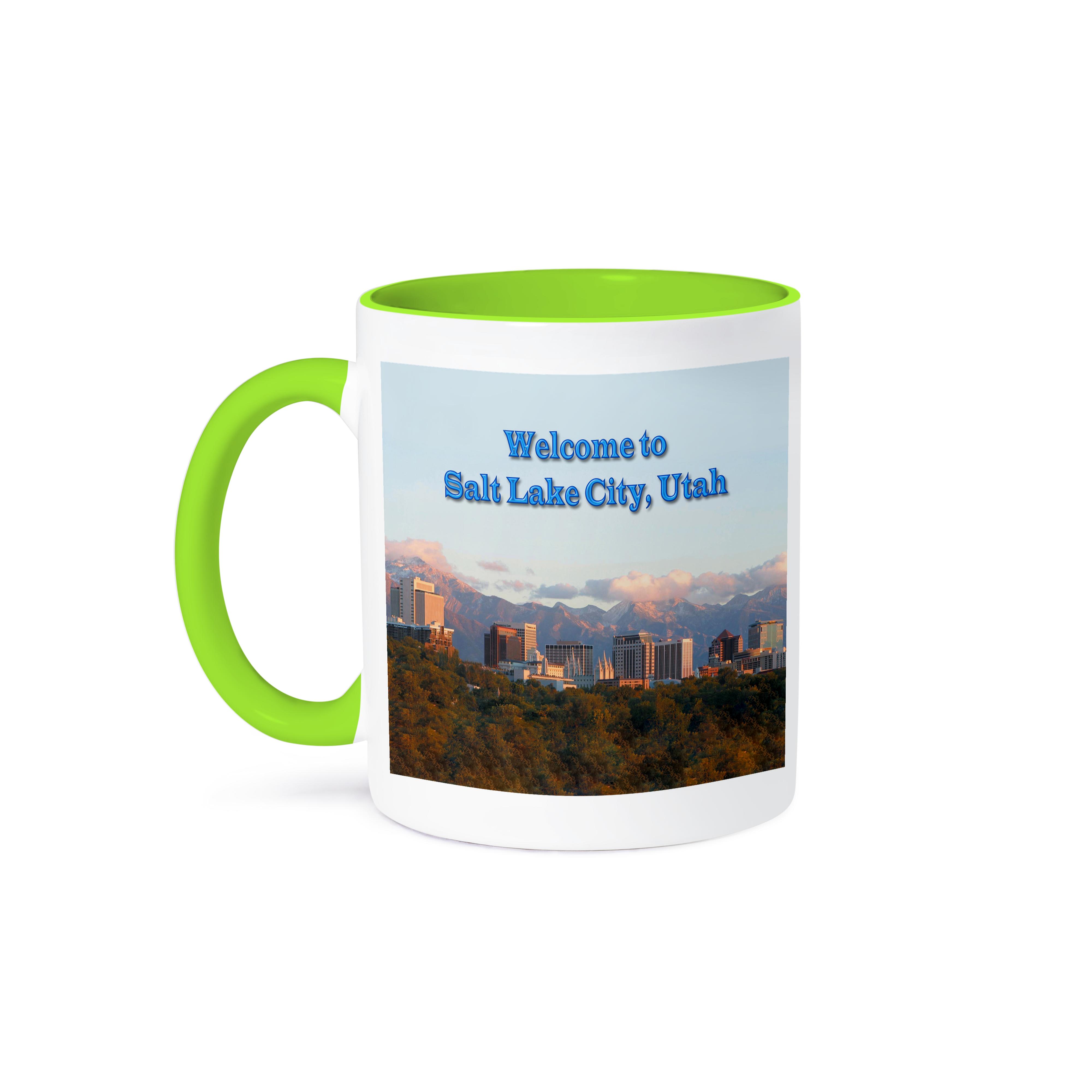 3dRose, Welcome to Salt Lake City Skyline, Tasse - Bild 79 von 99