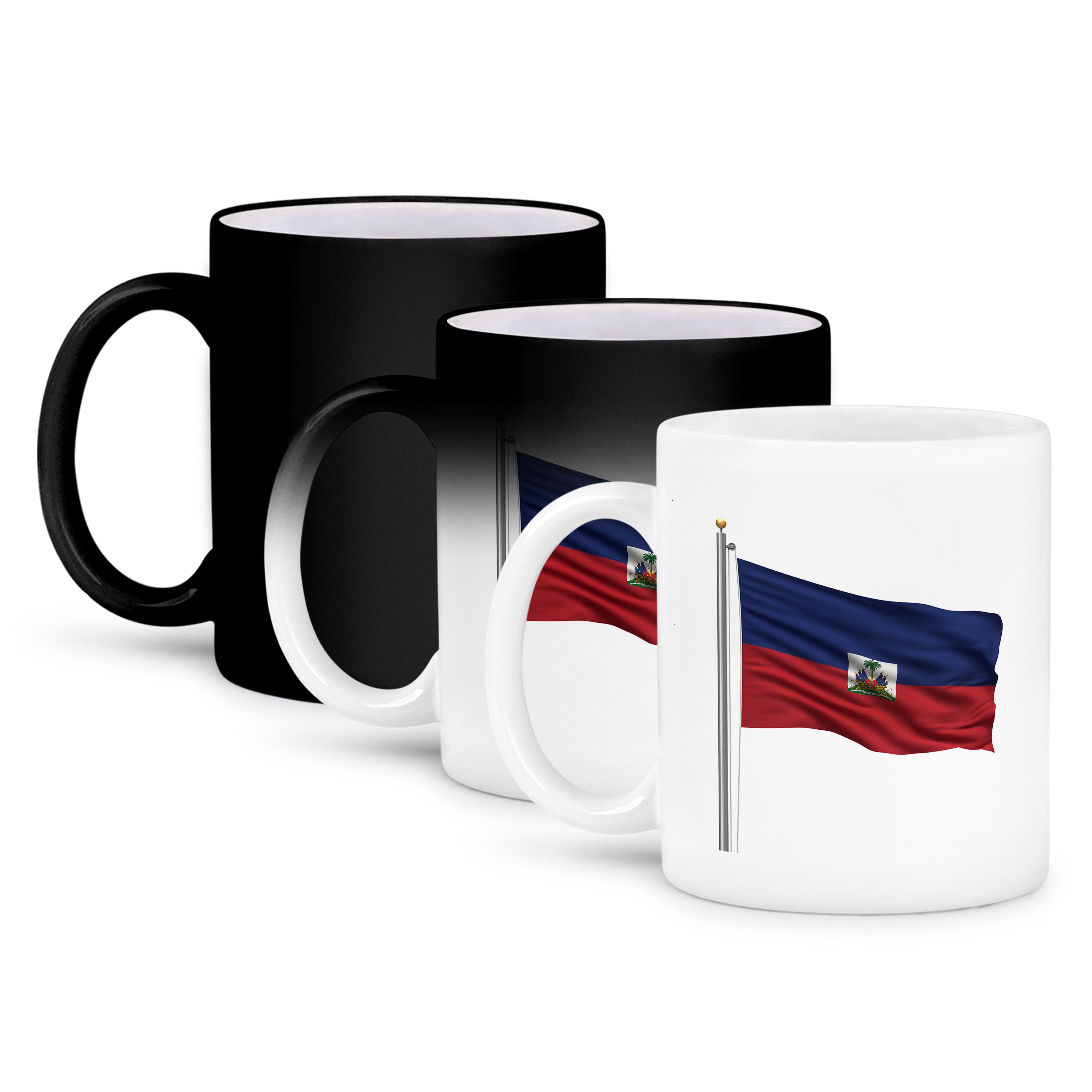 3dRose, Flag of Haiti on a flag pole over white Haitian, Mug - Picture 57 of 99