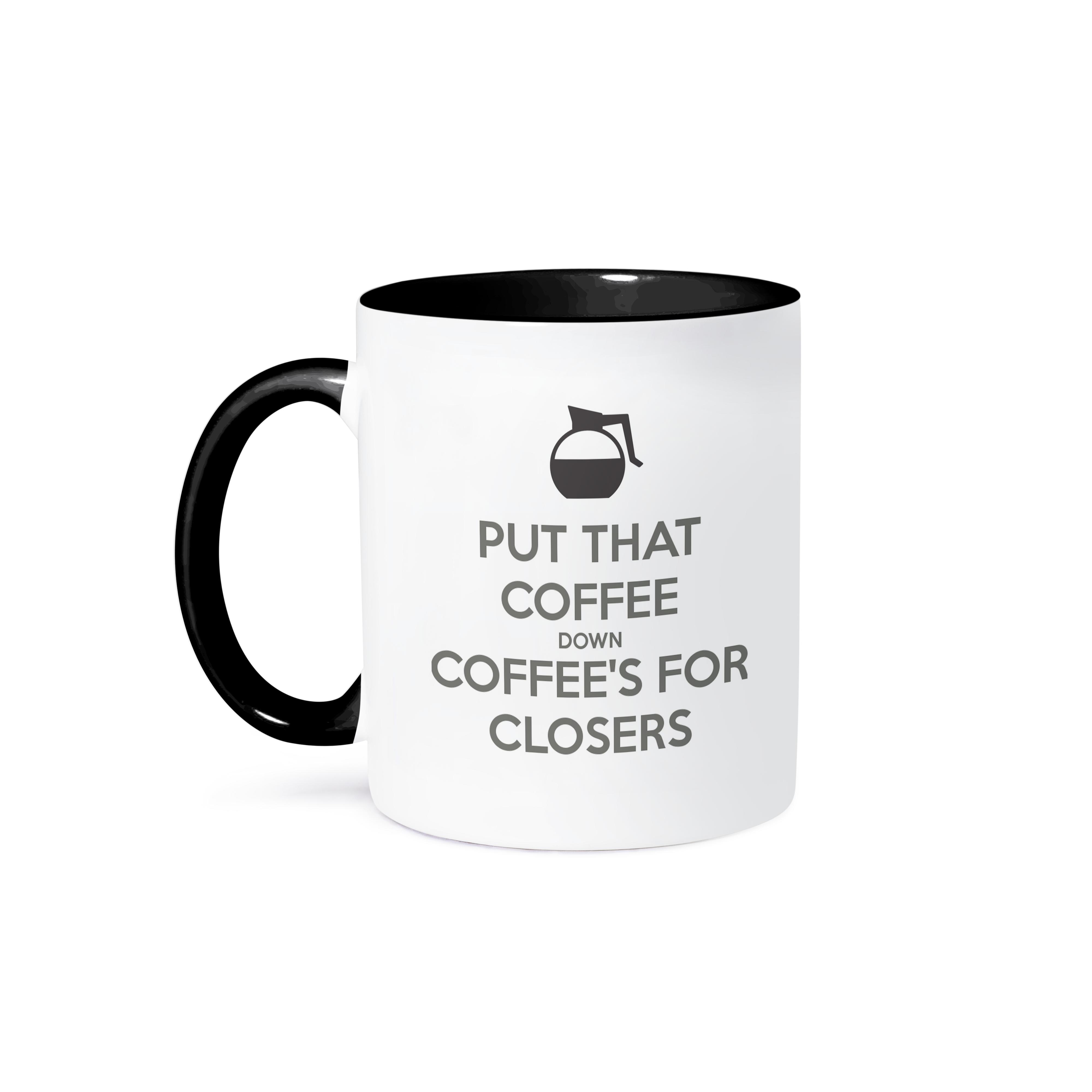 3dRose, Put that coffee down coffee’s for closers, Becher - Bild 15 von 99