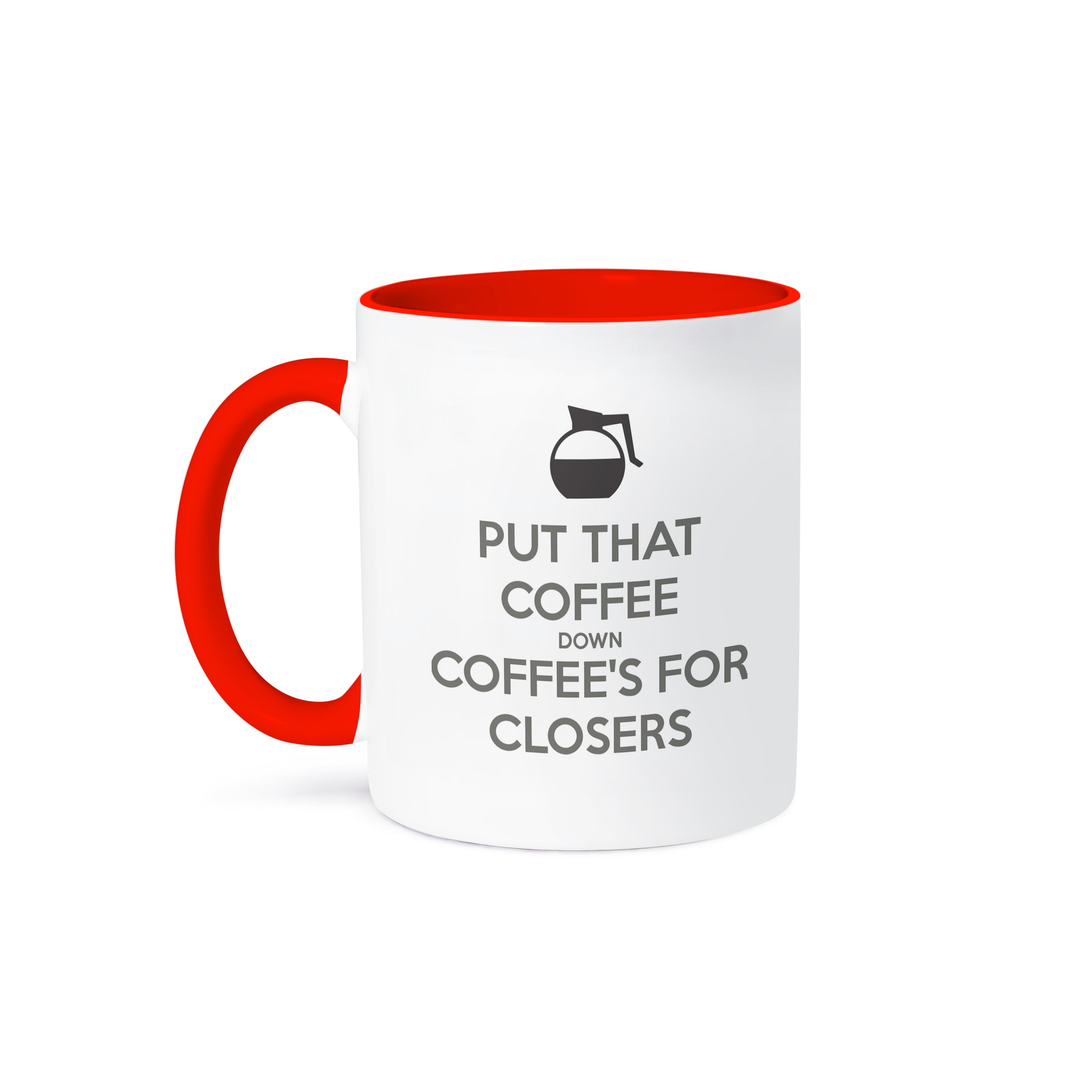 3dRose, Put that coffee down coffee’s for closers, Becher - Bild 8 von 99