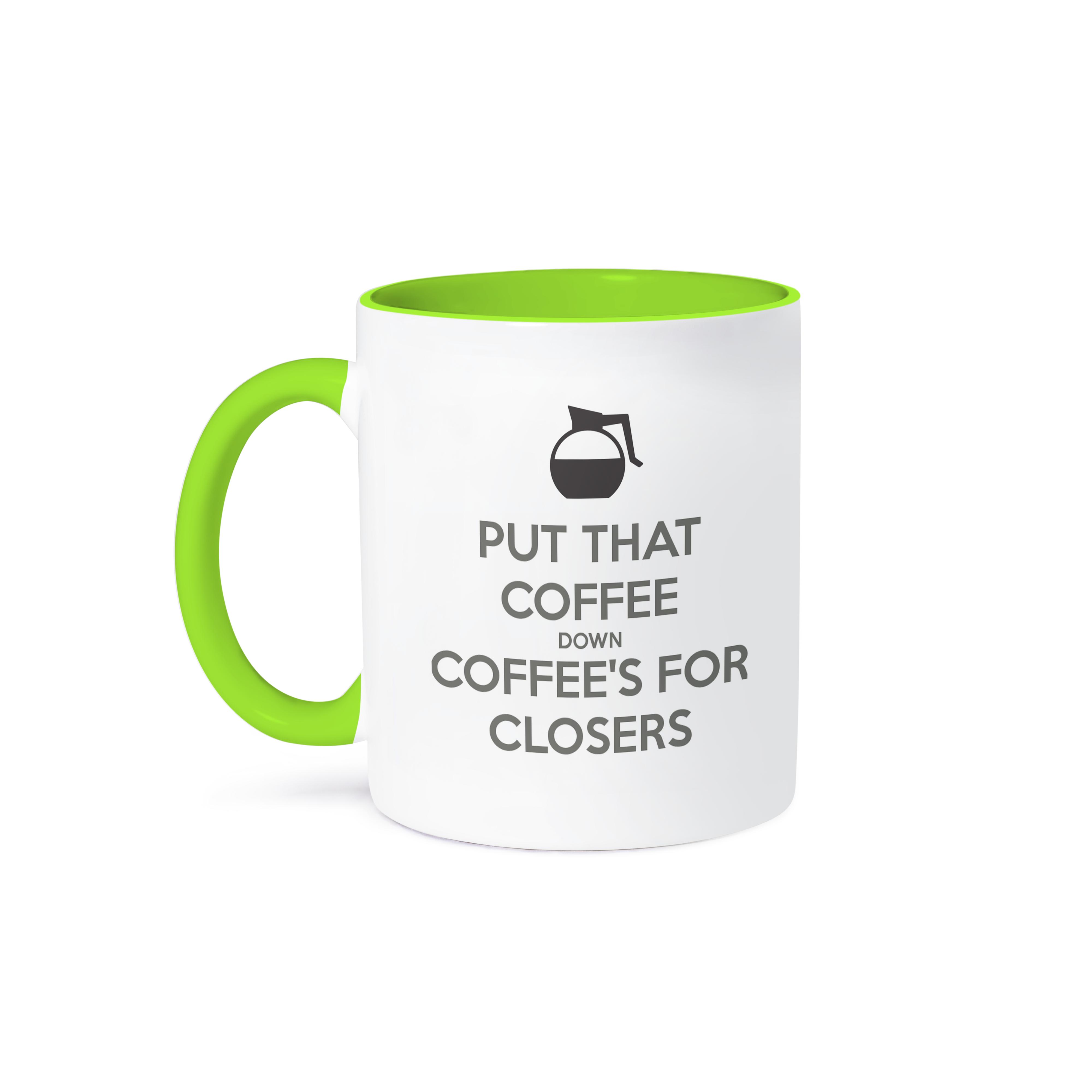 3dRose, Put that coffee down coffee’s for closers, Becher - Bild 79 von 99