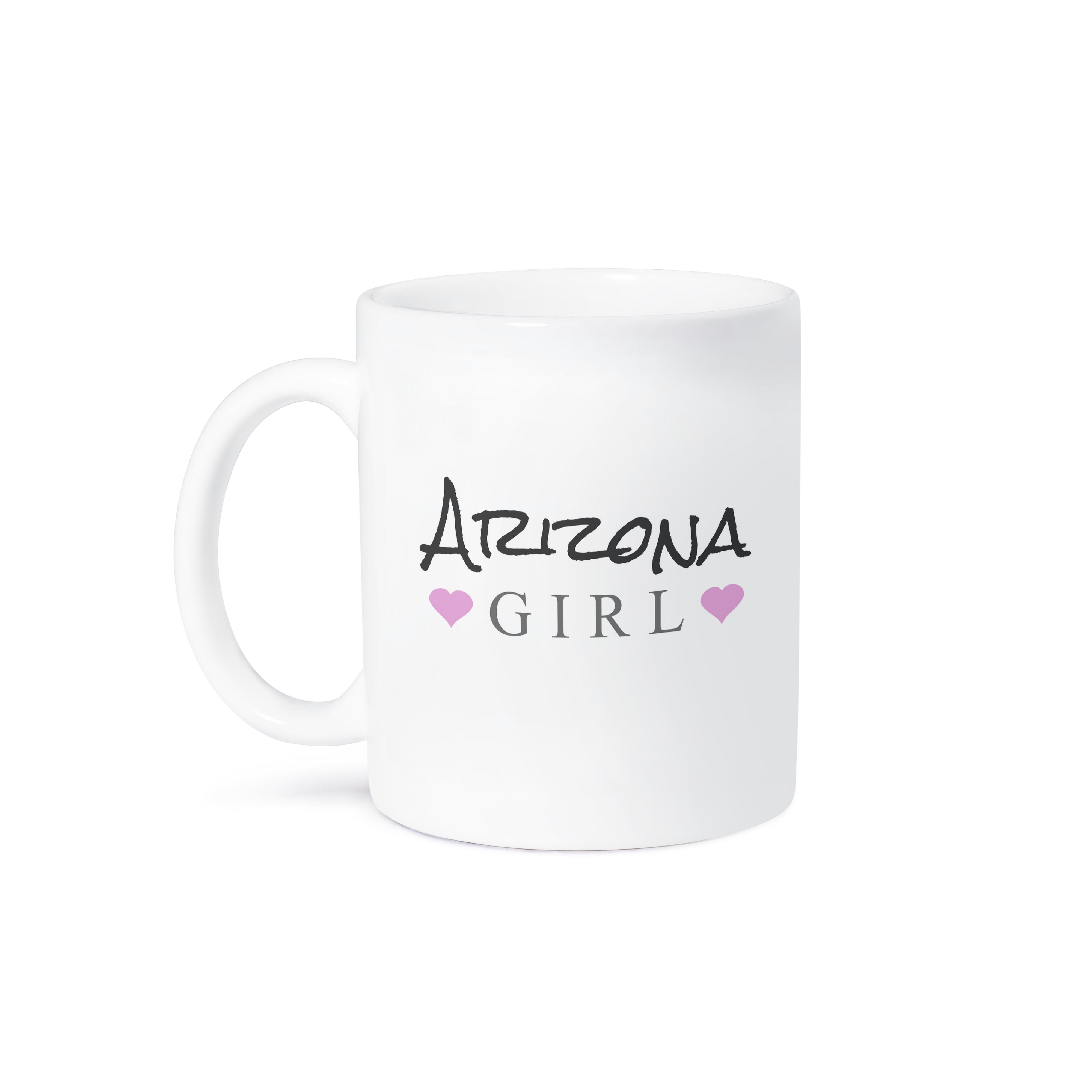 3dRose Arizona Girl - home state pride - USA - United States of America - text... - Mugs (mug_161835)
