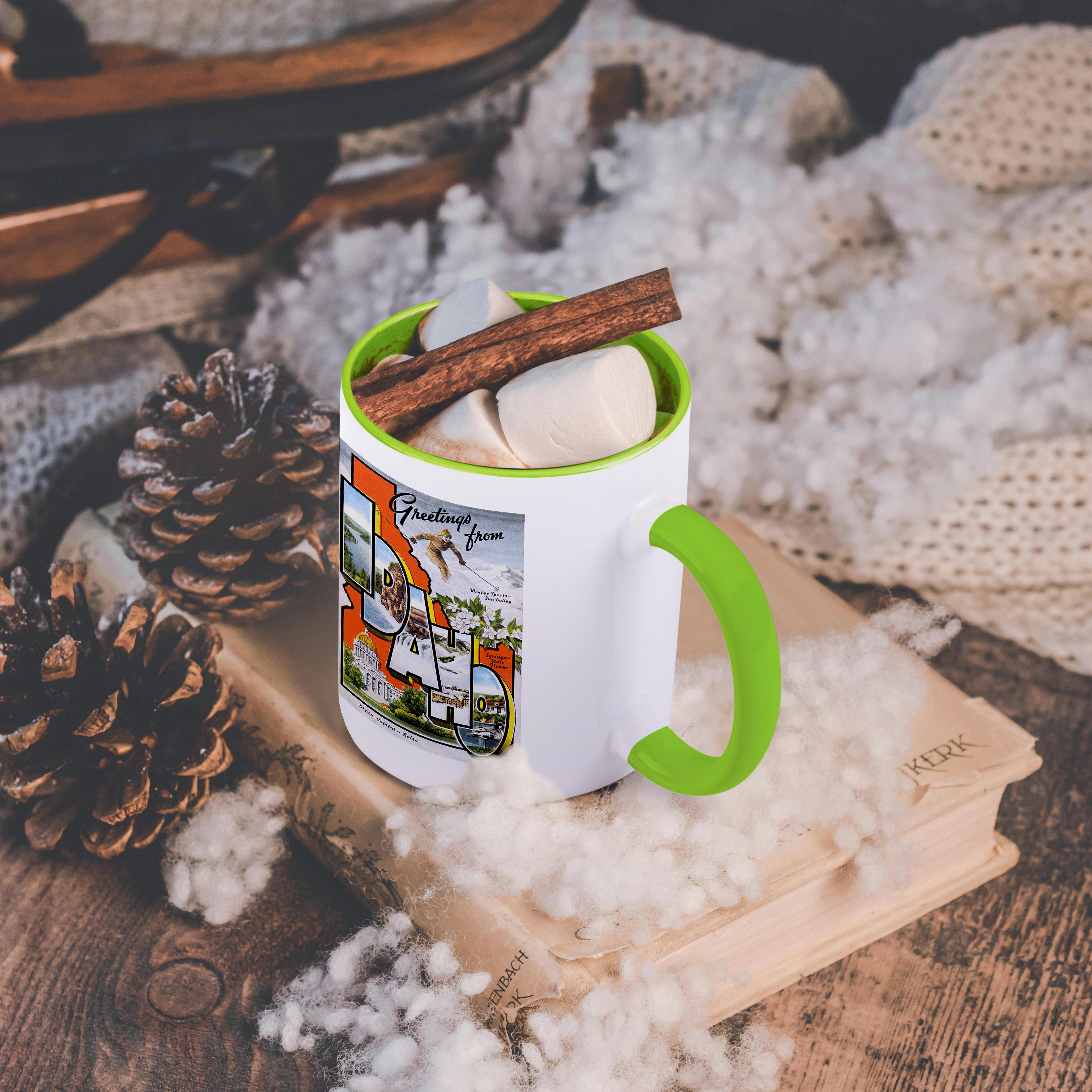 3dRose, Greetings from Idaho Sun Valley Boise with Scenes from the State, Mug - Picture 40 of 99