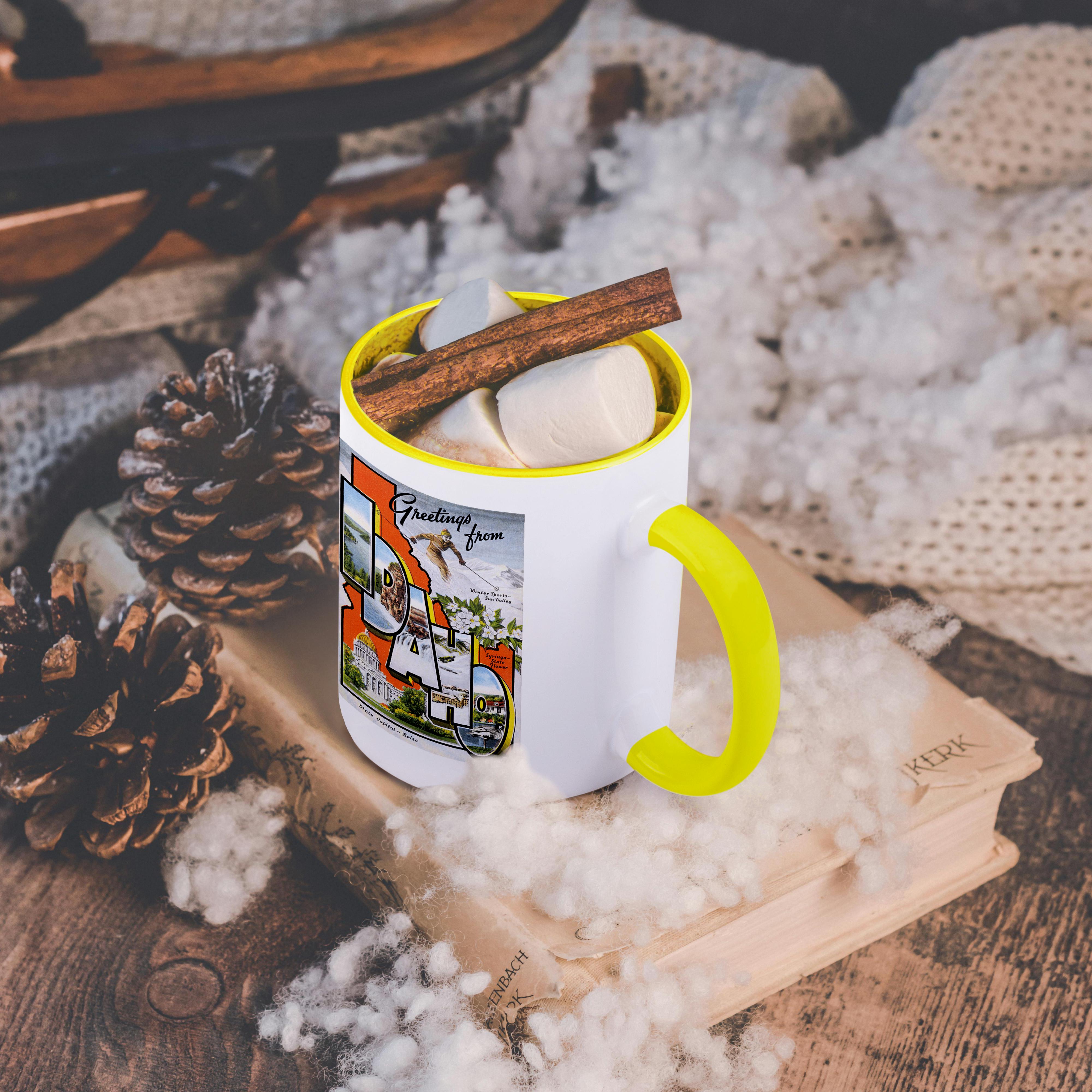 3dRose, Greetings from Idaho Sun Valley Boise with Scenes from the State, Mug - Picture 12 of 99