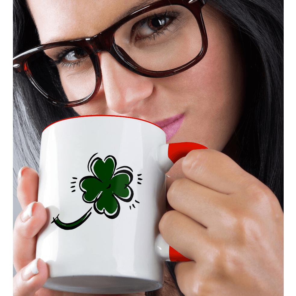 3dRose, sketchy four leaf green clover st patrick, Mug - Picture 30 of 99