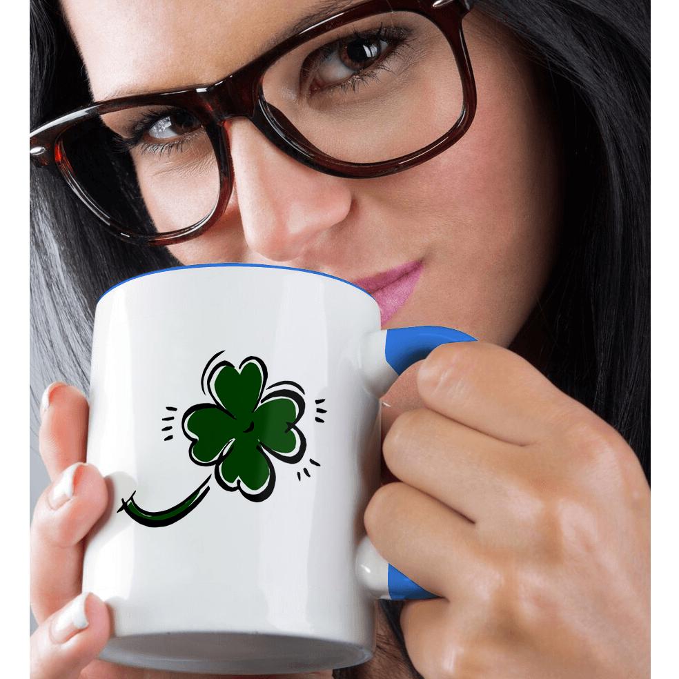 3dRose, sketchy four leaf green clover st patrick, Mug - Picture 44 of 99
