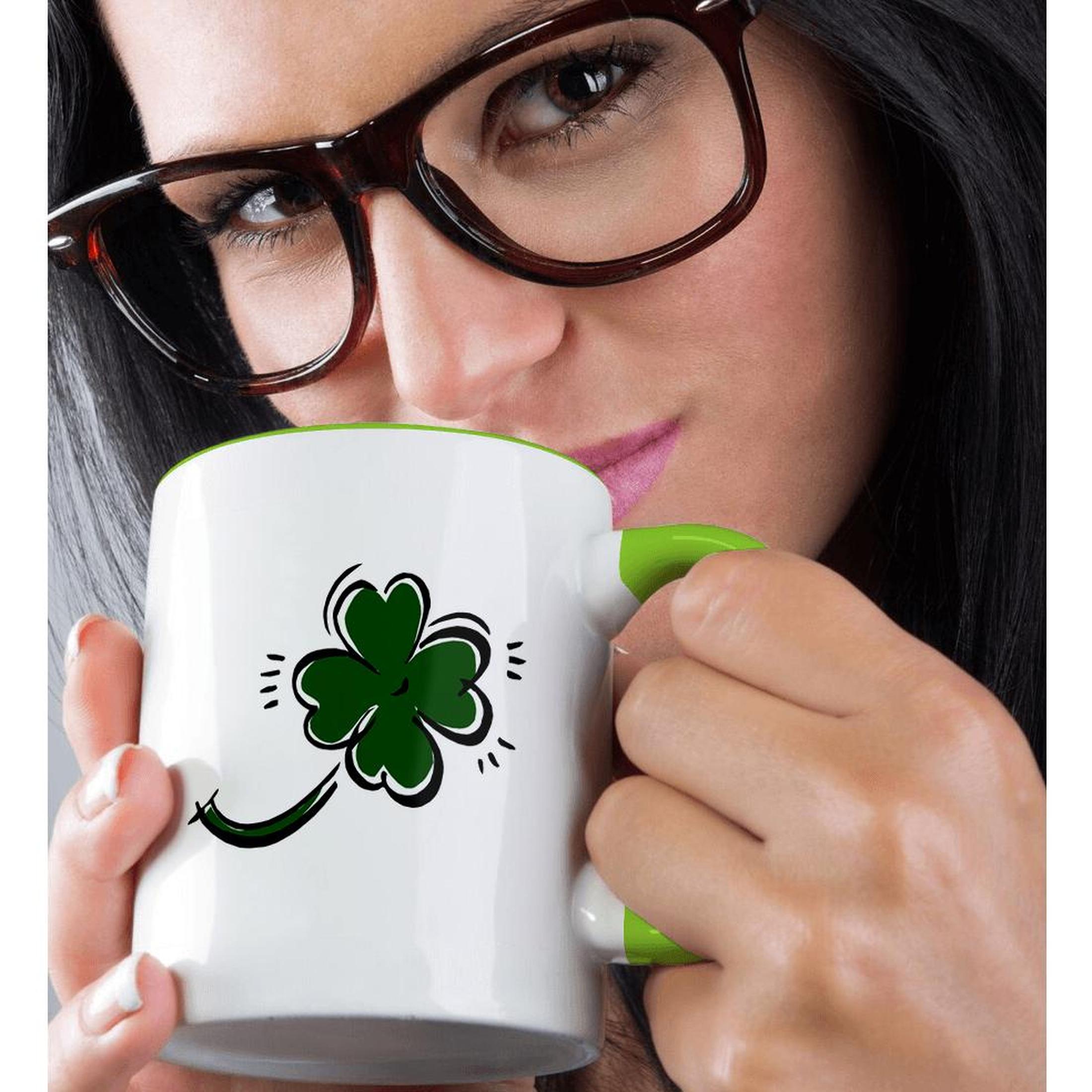 3dRose, sketchy four leaf green clover st patrick, Mug - Picture 37 of 99