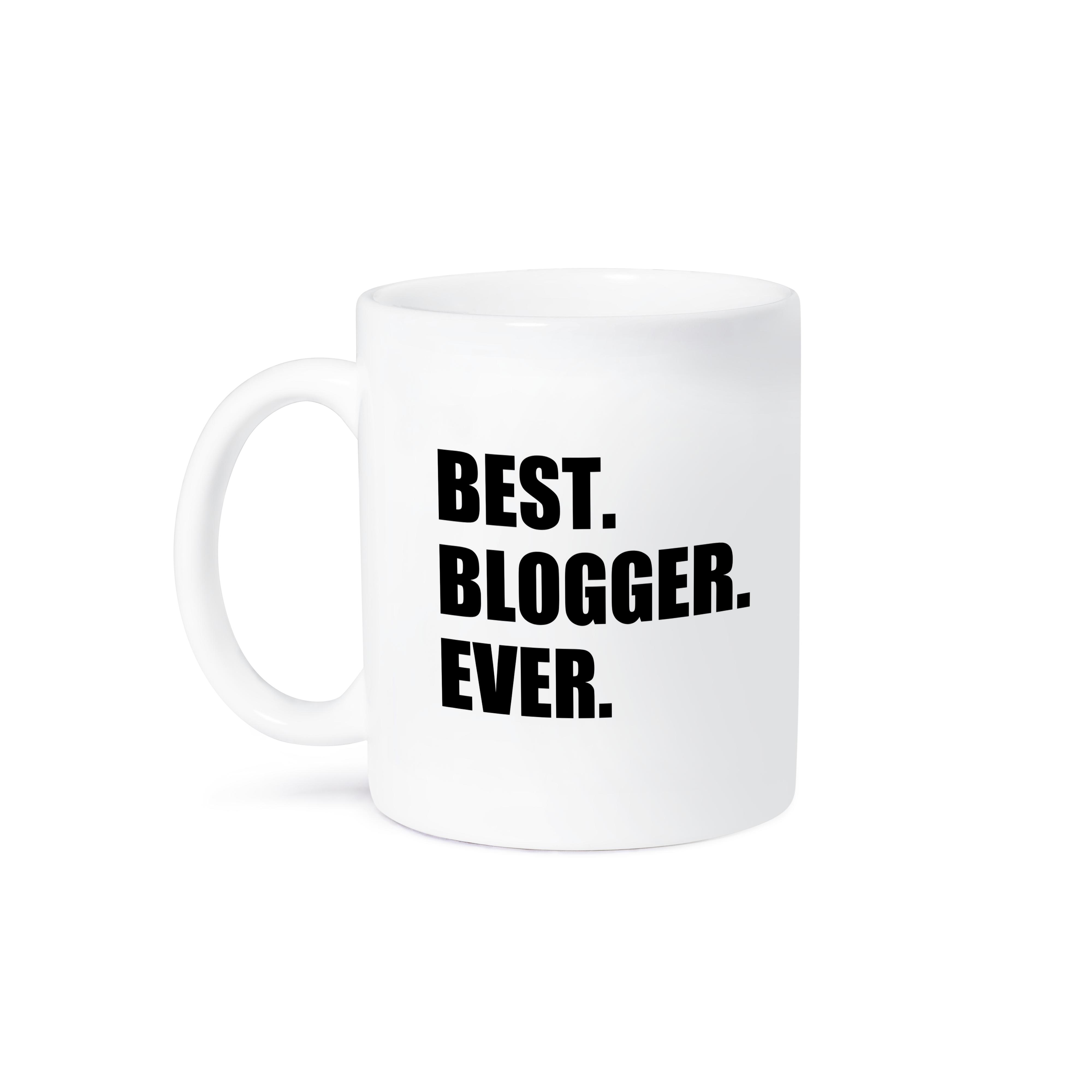 3dRose Best Blogger Ever - blogging job pride - blog writer hobby career gift - Mugs (mug_179760)