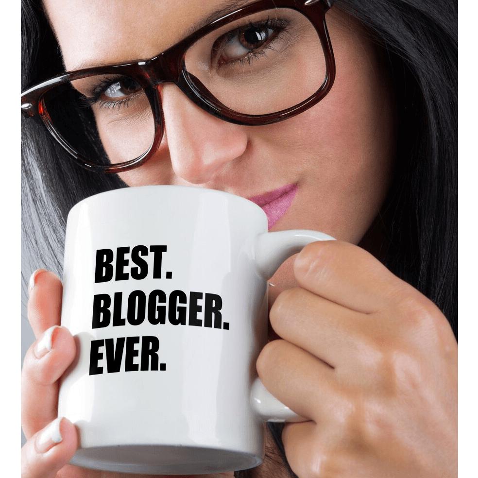 3dRose Best Blogger Ever - blogging job pride - blog writer hobby career gift - Mugs (mug_179760)