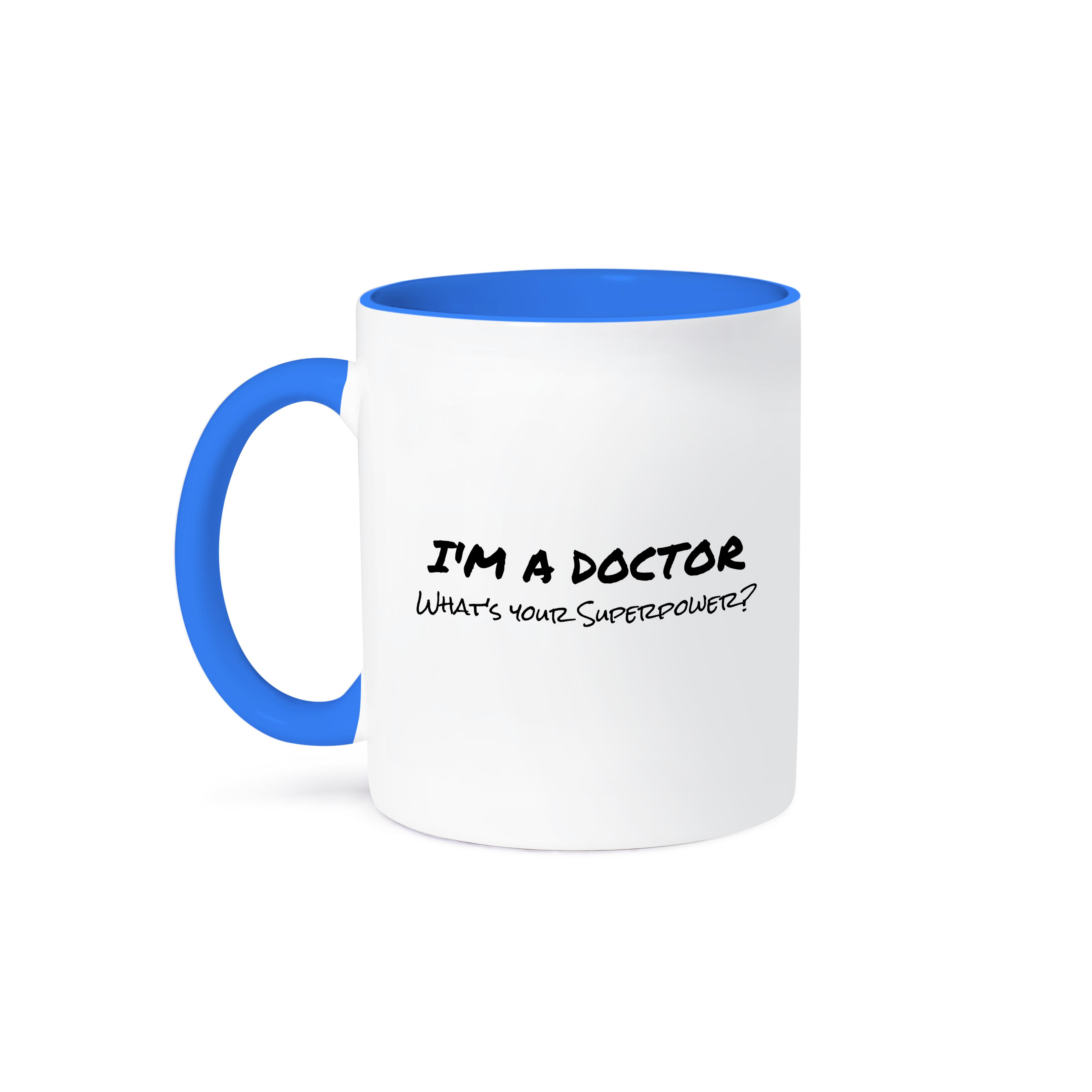 3dRose, Im a Doctor - Whats your Superpower - lustiges Ärzteschaftsgeschenk, Tasse - Bild 50 von 99
