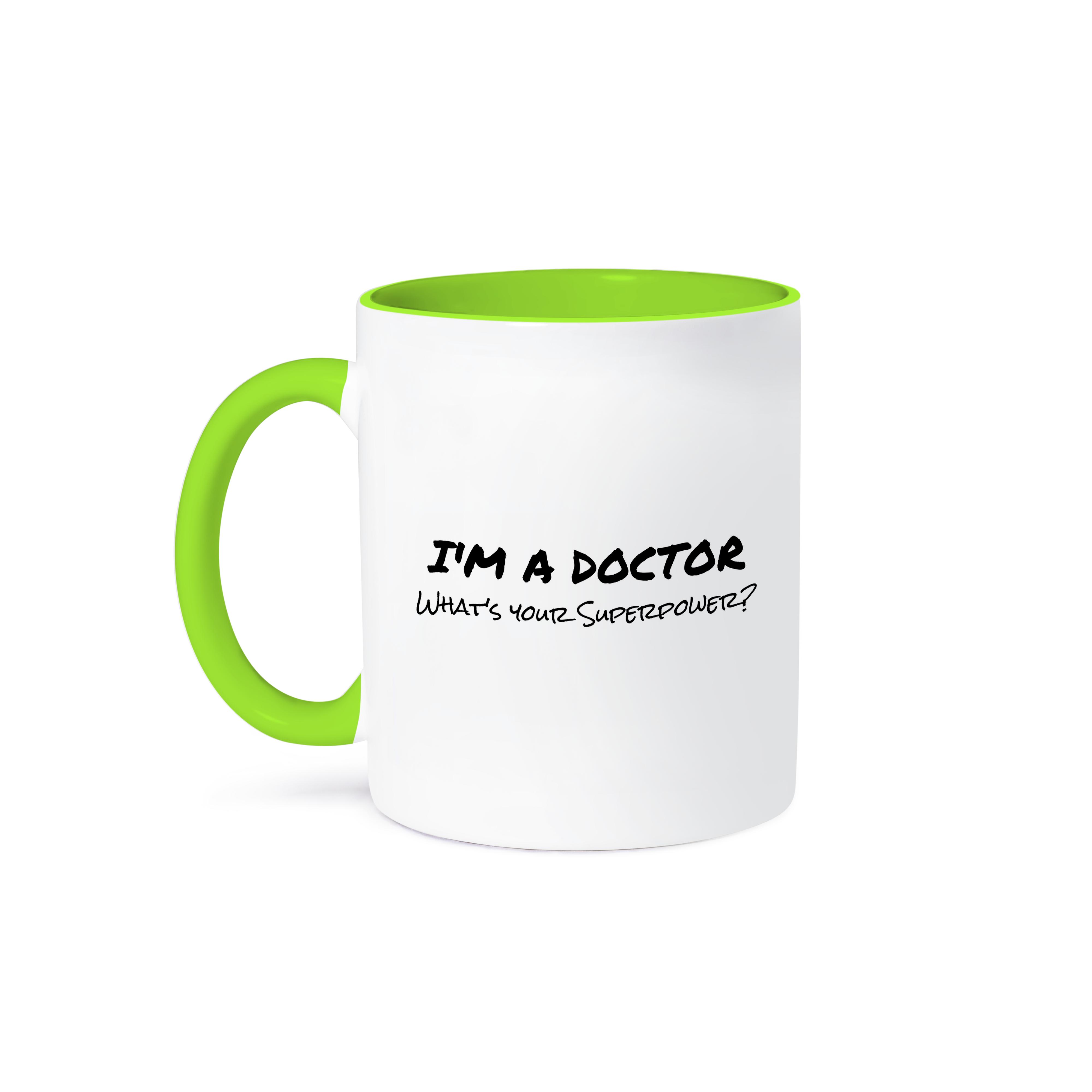 3dRose, Im a Doctor - Whats your Superpower - lustiges Ärzteschaftsgeschenk, Tasse - Bild 79 von 99
