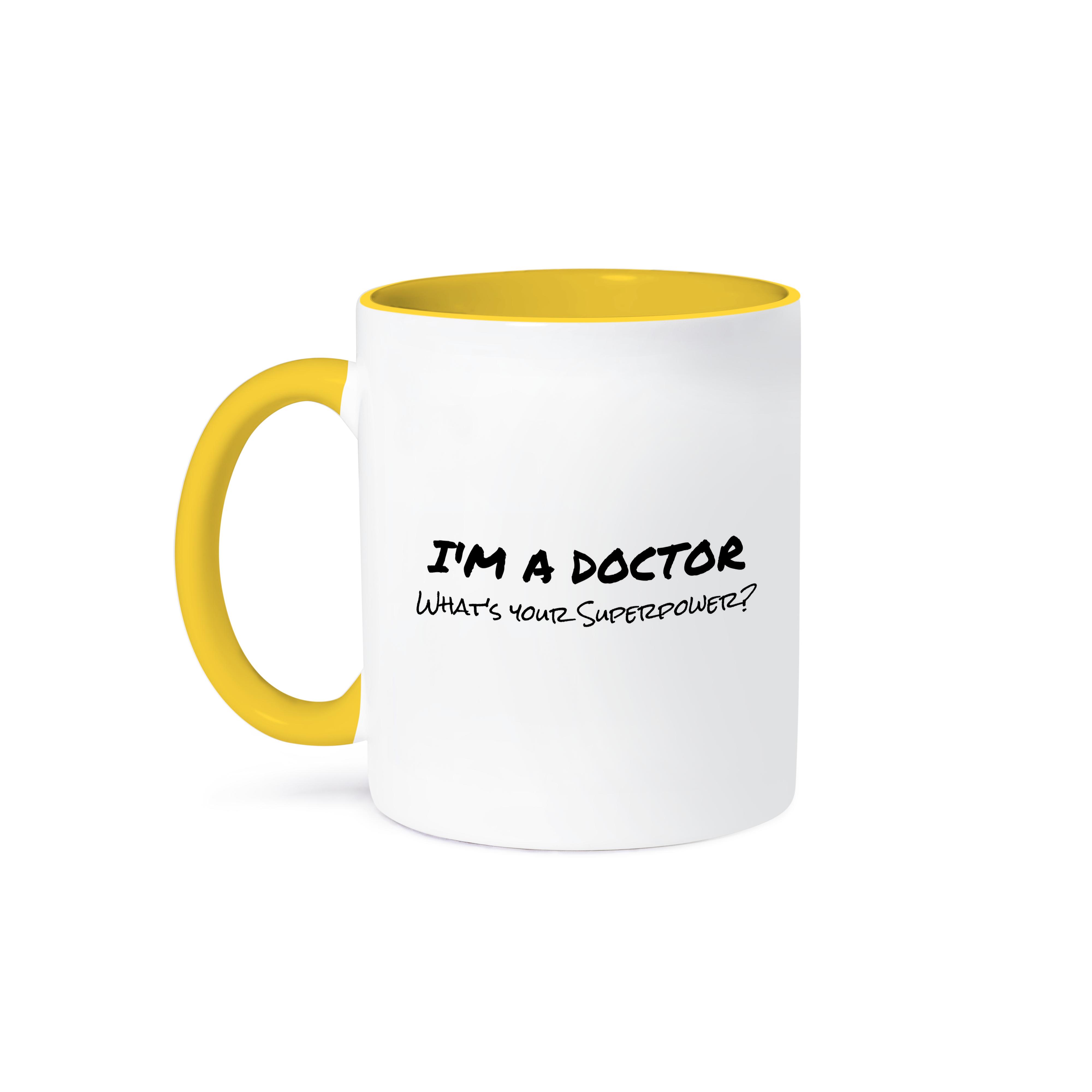 3dRose, Im a Doctor - Whats your Superpower - lustiges Ärzteschaftsgeschenk, Tasse - Bild 36 von 99