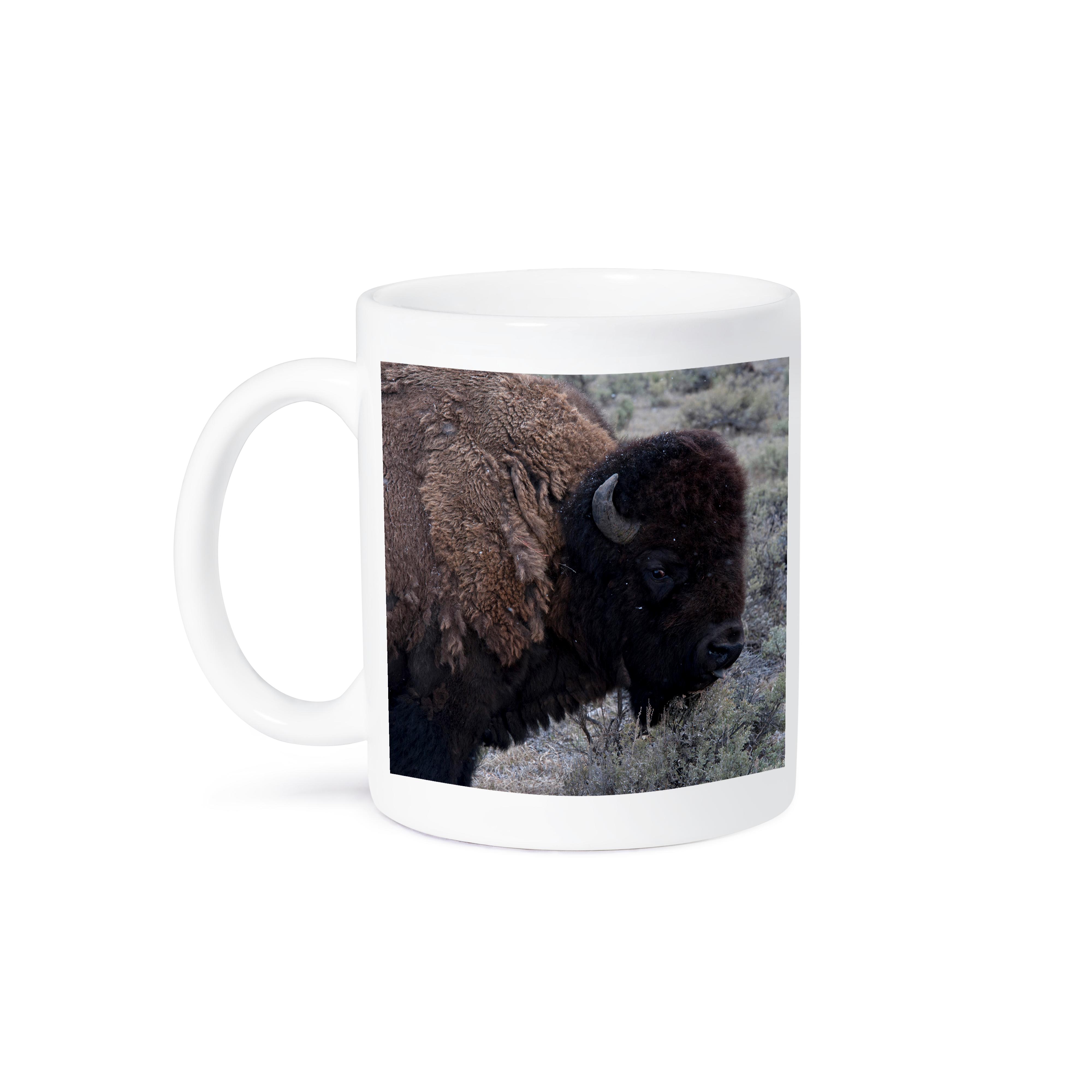 3dRose, USA, Wyoming, Bull Bison, Yellowstone National Park., Mug - Picture 29 of 99