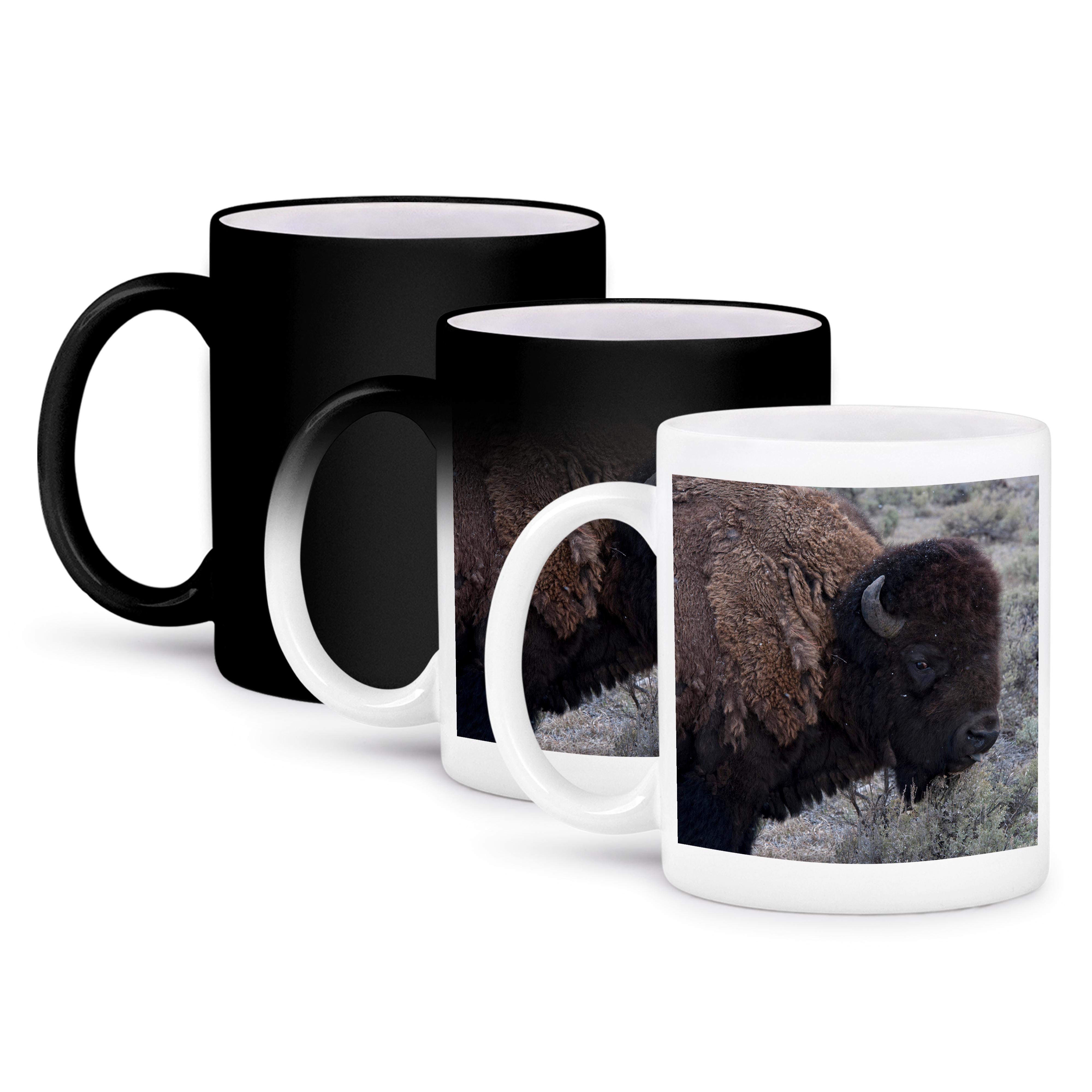 3dRose, USA, Wyoming, Bull Bison, Yellowstone National Park., Mug - Picture 57 of 99