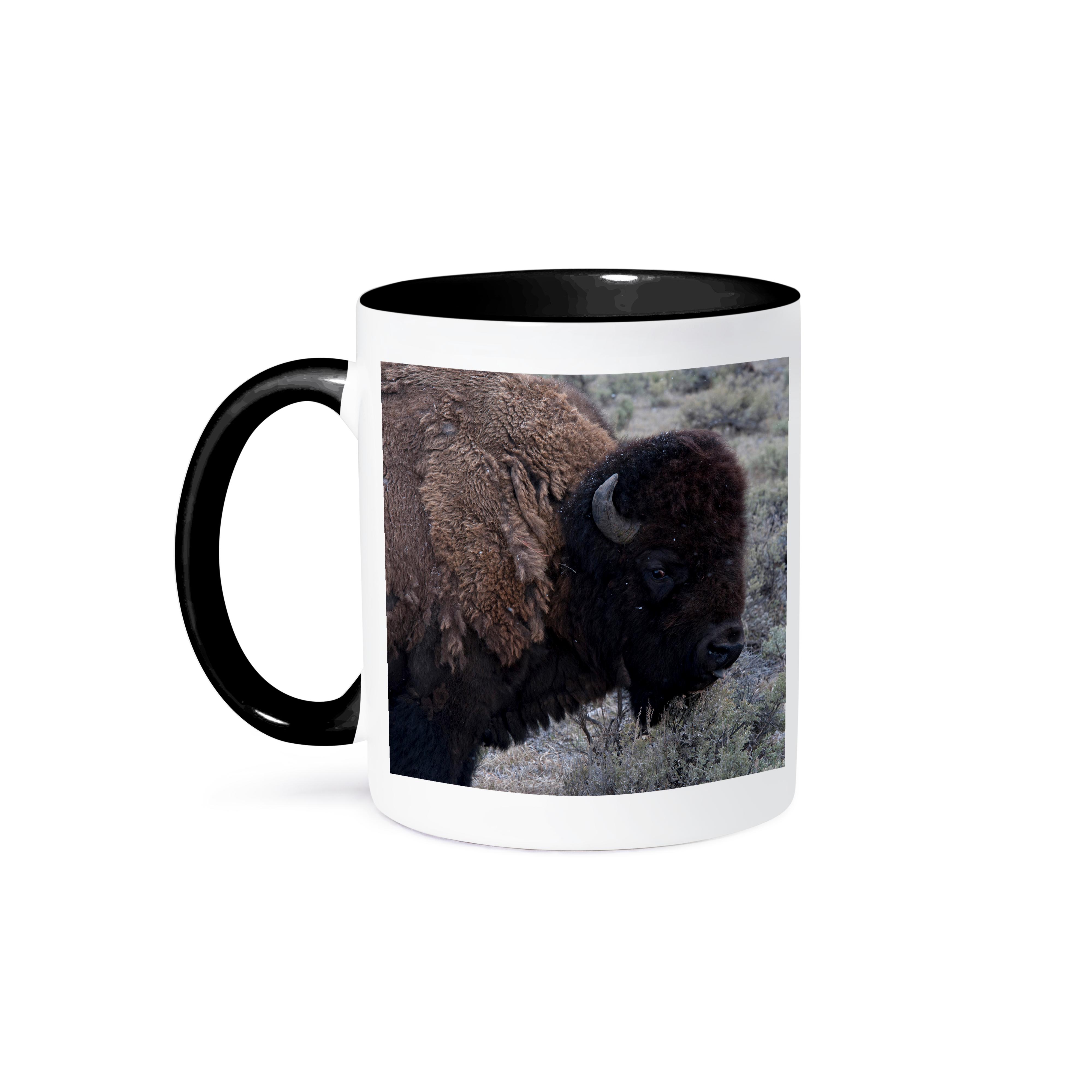 3dRose, USA, Wyoming, Bull Bison, Yellowstone National Park., Mug - Picture 15 of 99