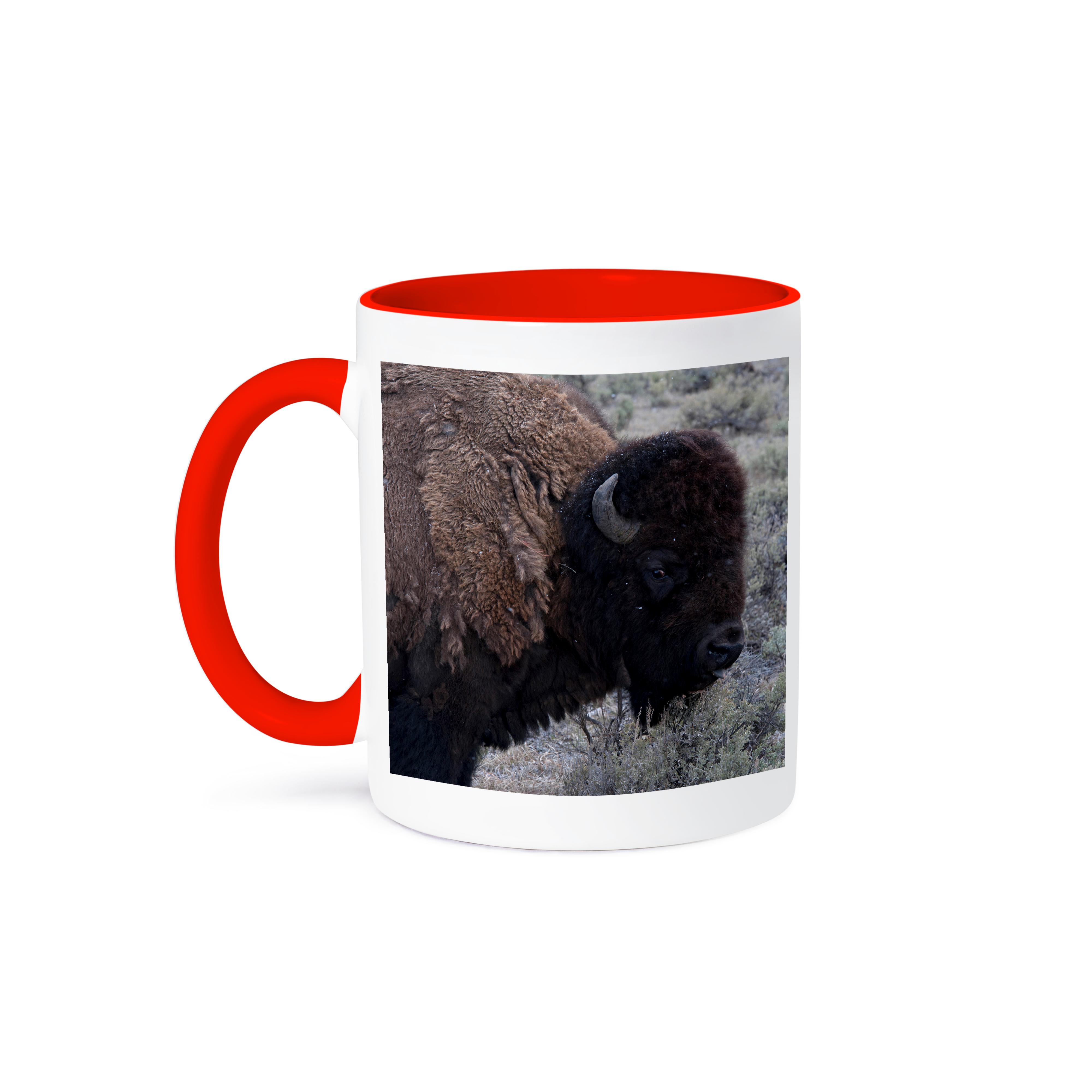 3dRose, USA, Wyoming, Bull Bison, Yellowstone National Park., Mug - Picture 8 of 99