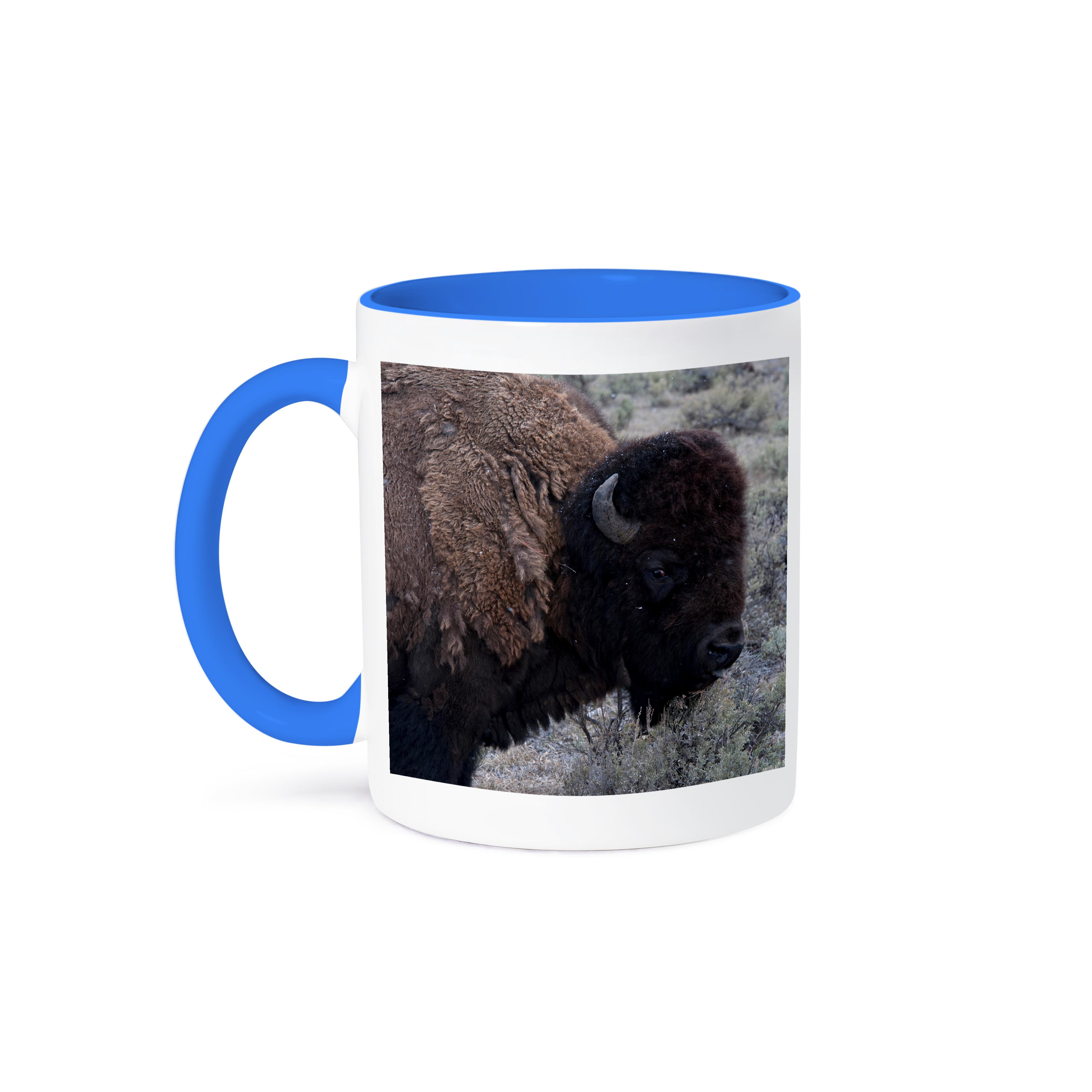 3dRose, USA, Wyoming, Bull Bison, Yellowstone National Park., Mug - Picture 50 of 99