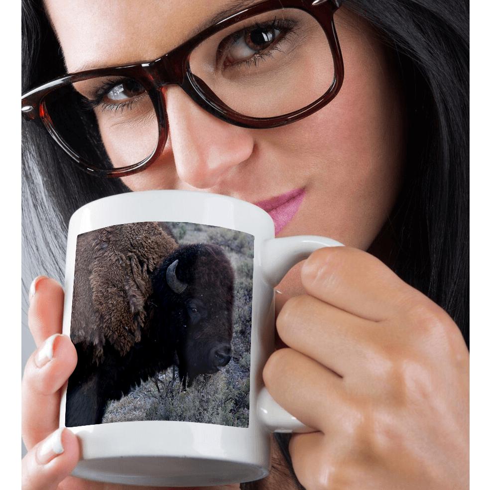 3dRose, USA, Wyoming, Bull Bison, Yellowstone National Park., Mug - Picture 30 of 99