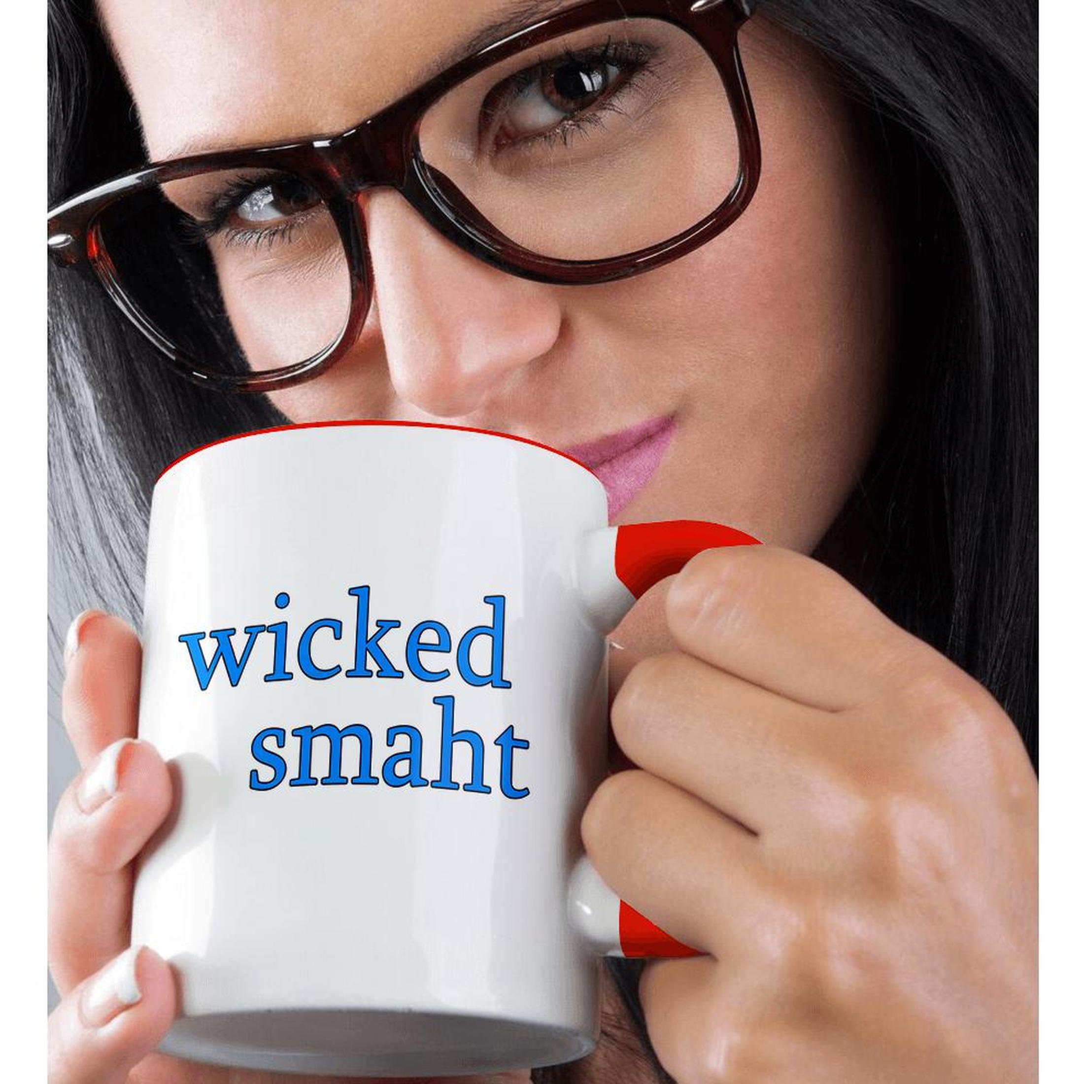 3dRose, Wicked Smaht. Azul., Taza - Imagen 9 de 99