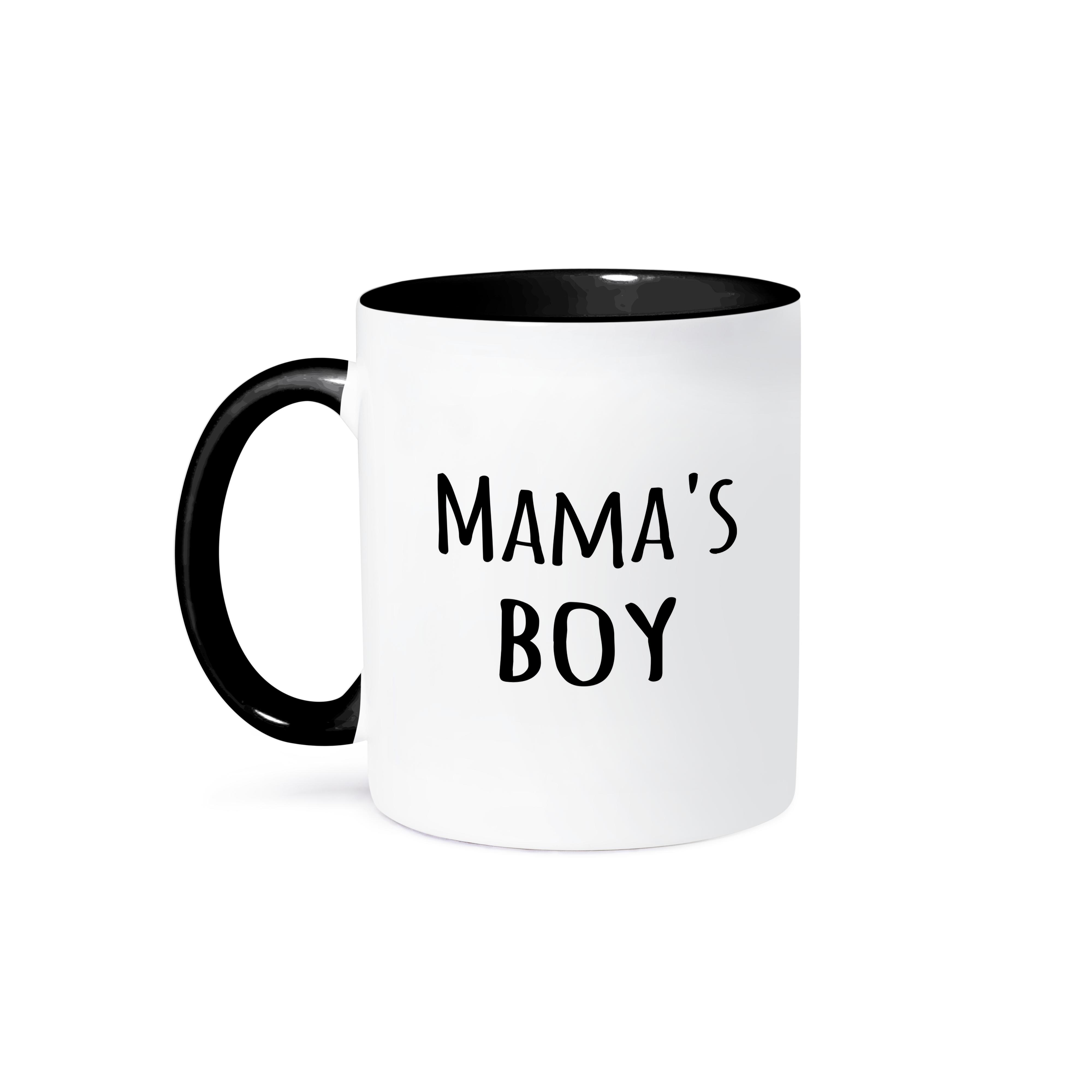 3dRose, Mamas Boy - black text on white - funny gifts for mommys boys, Mug - Picture 15 of 99
