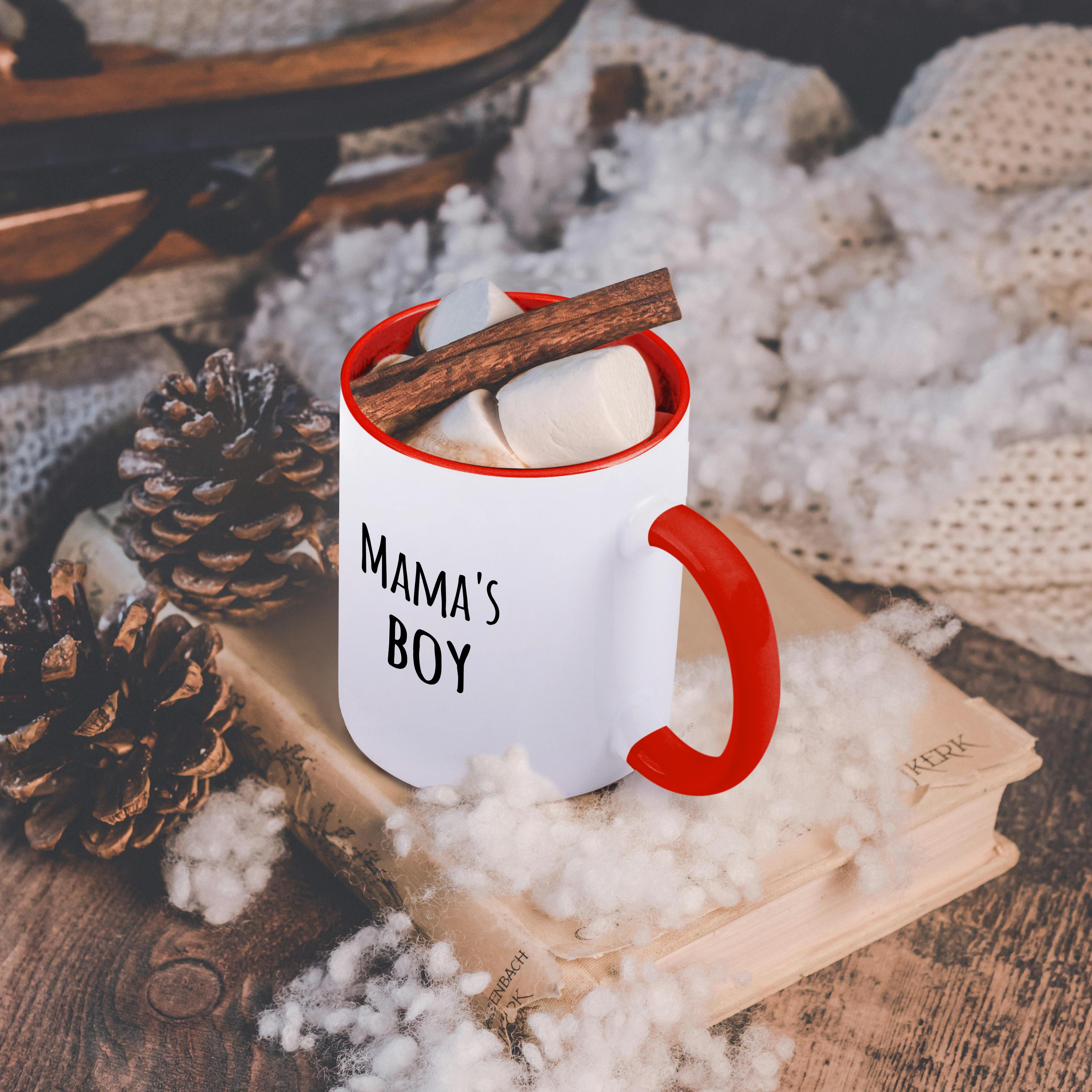 3dRose, Mamas Boy - black text on white - funny gifts for mommys boys, Mug - Picture 12 of 99