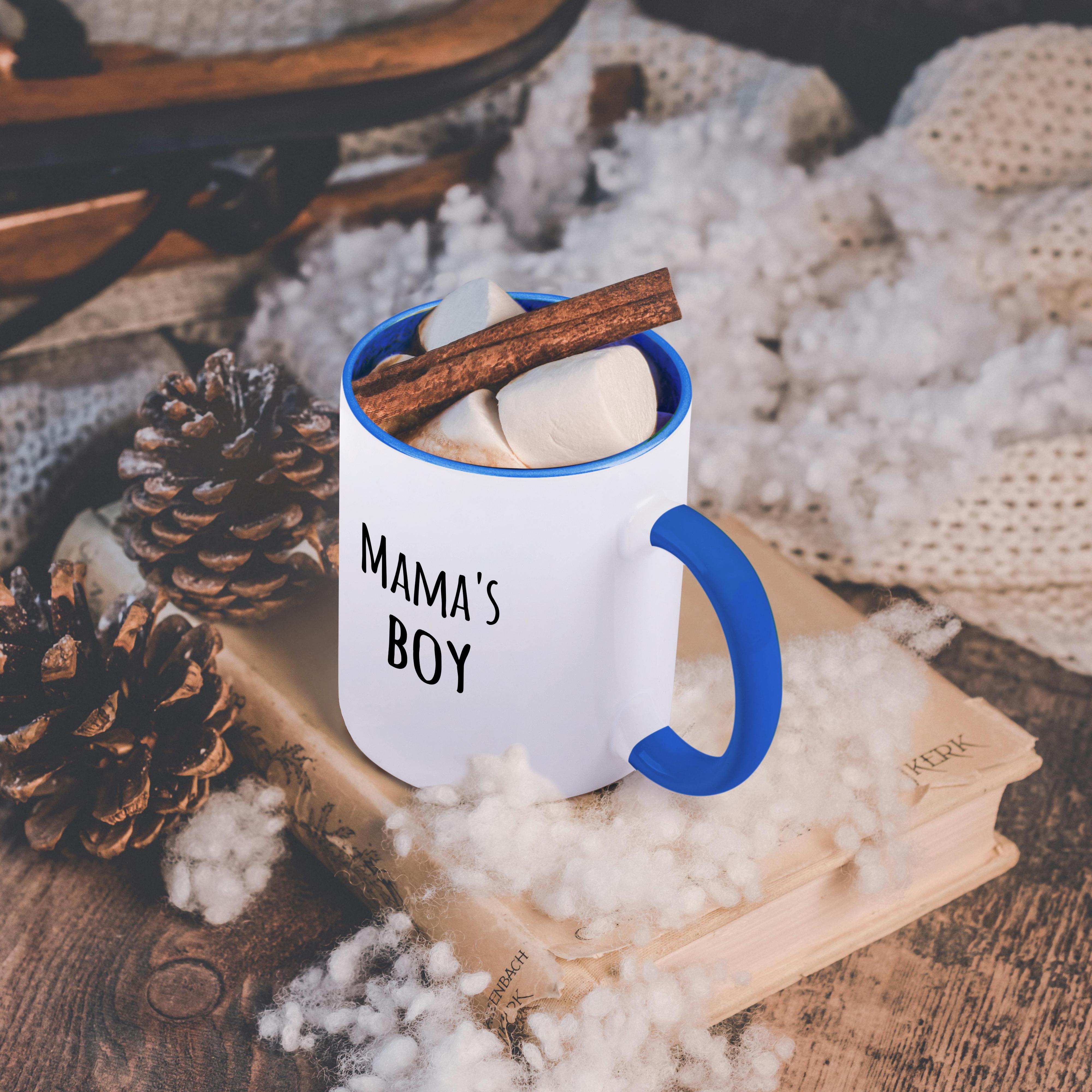 3dRose, Mamas Boy - black text on white - funny gifts for mommys boys, Mug - Picture 54 of 99