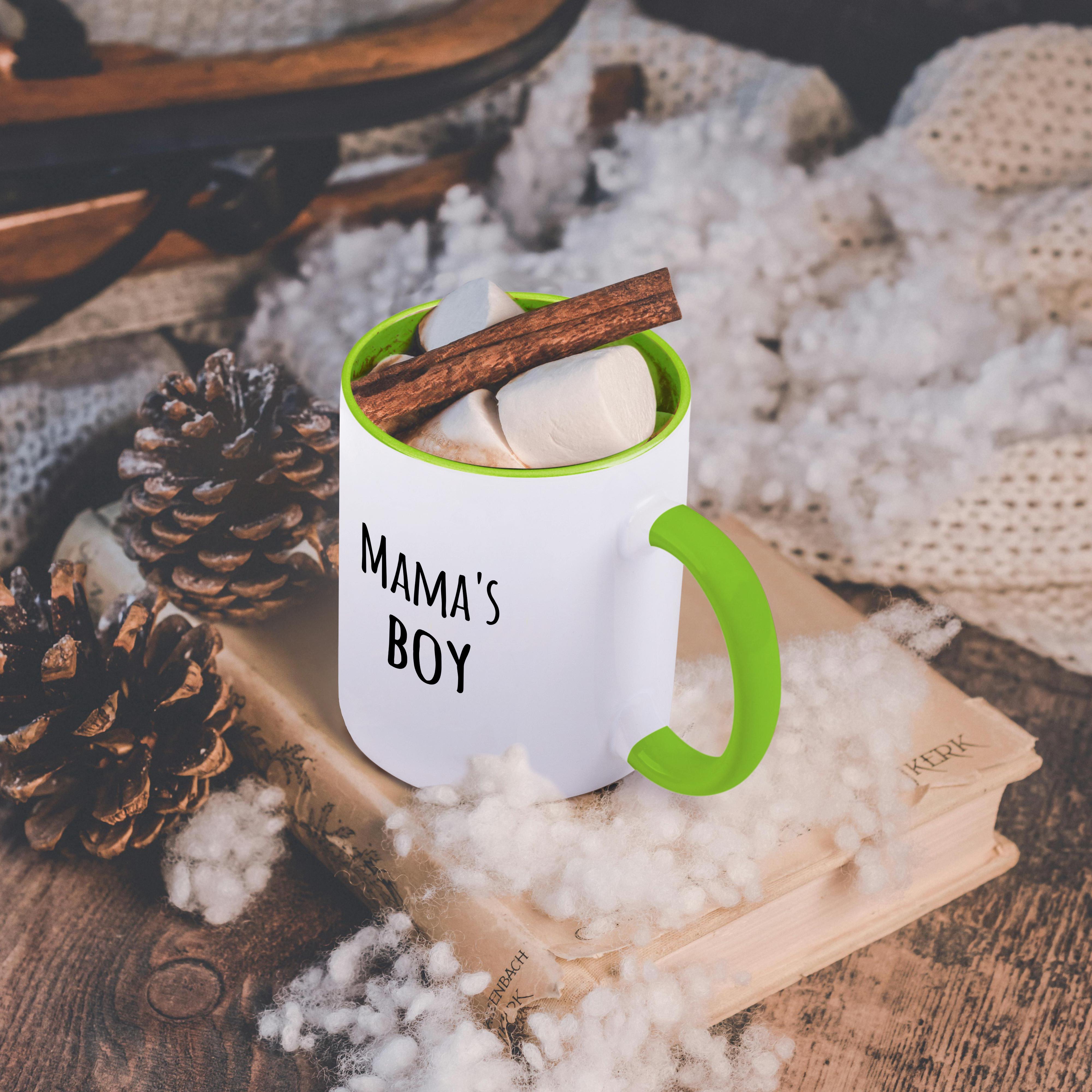 3dRose, Mamas Boy - black text on white - funny gifts for mommys boys, Mug - Picture 83 of 99