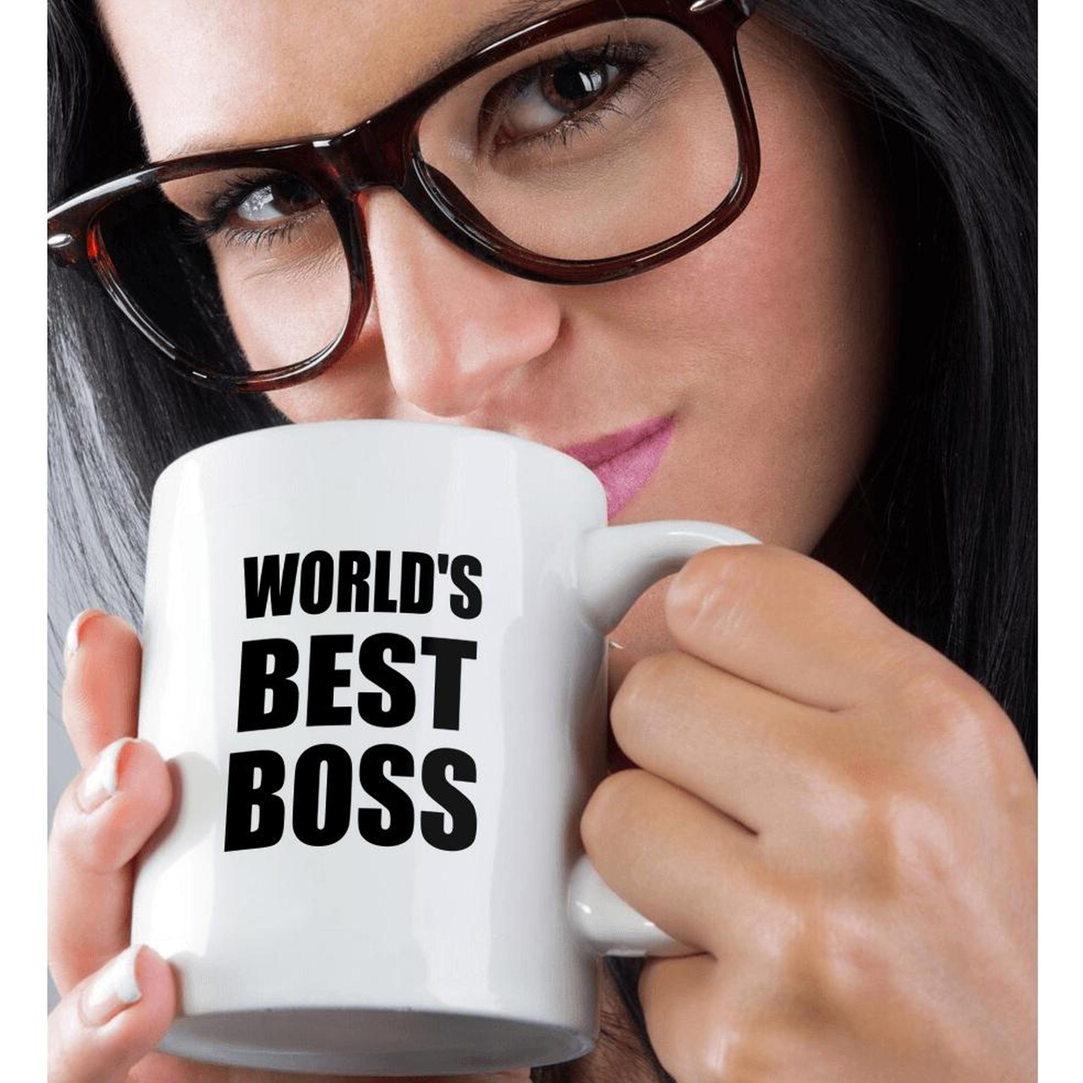 3dRose, Worlds Best Boss in schwarz - tolles Textdesign für den größten Boss, Tasse - Bild 30 von 99