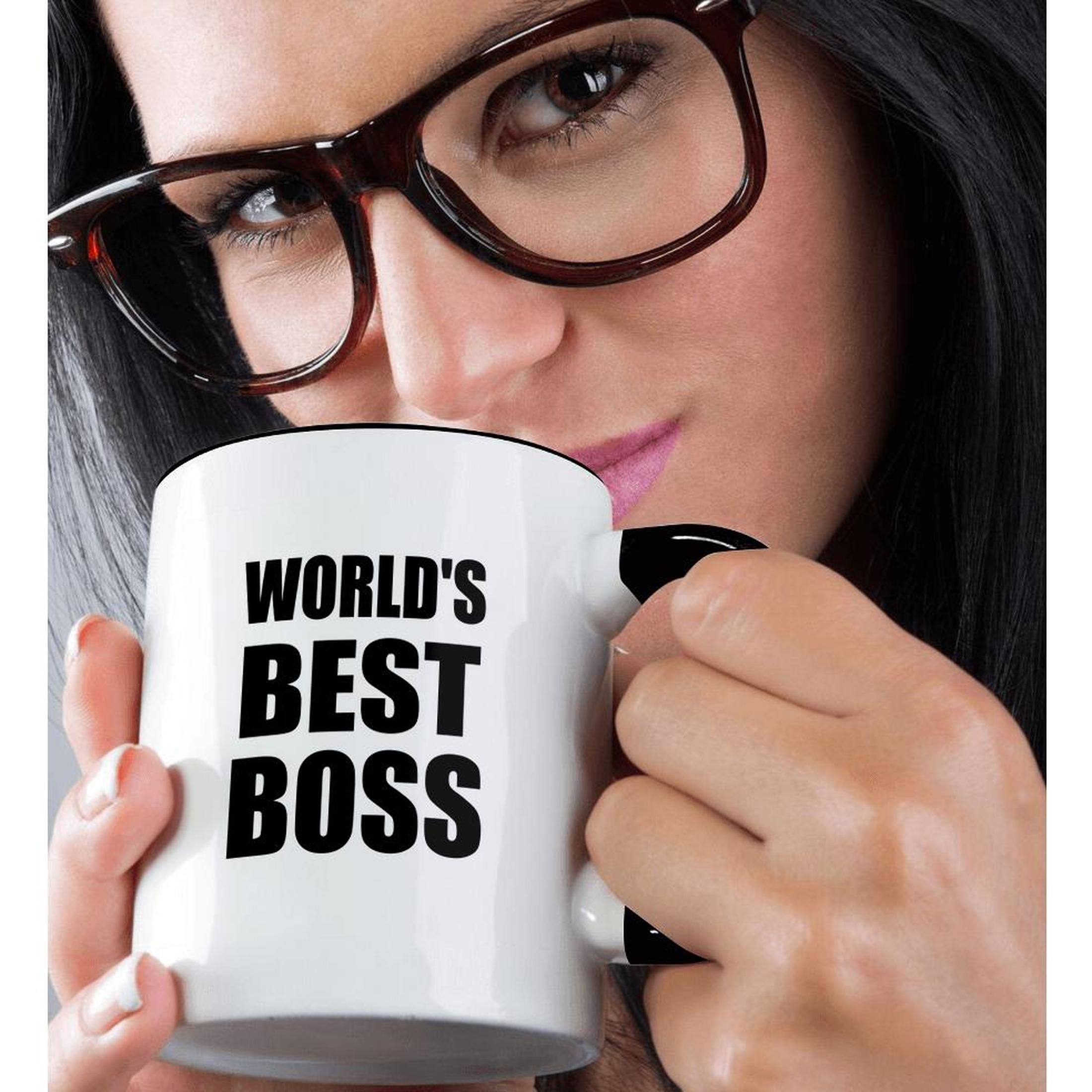 3dRose, Worlds Best Boss in schwarz - tolles Textdesign für den größten Boss, Tasse - Bild 16 von 99