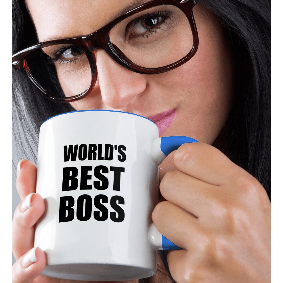 3dRose, Worlds Best Boss in schwarz - tolles Textdesign für den größten Boss, Tasse - Bild 51 von 99