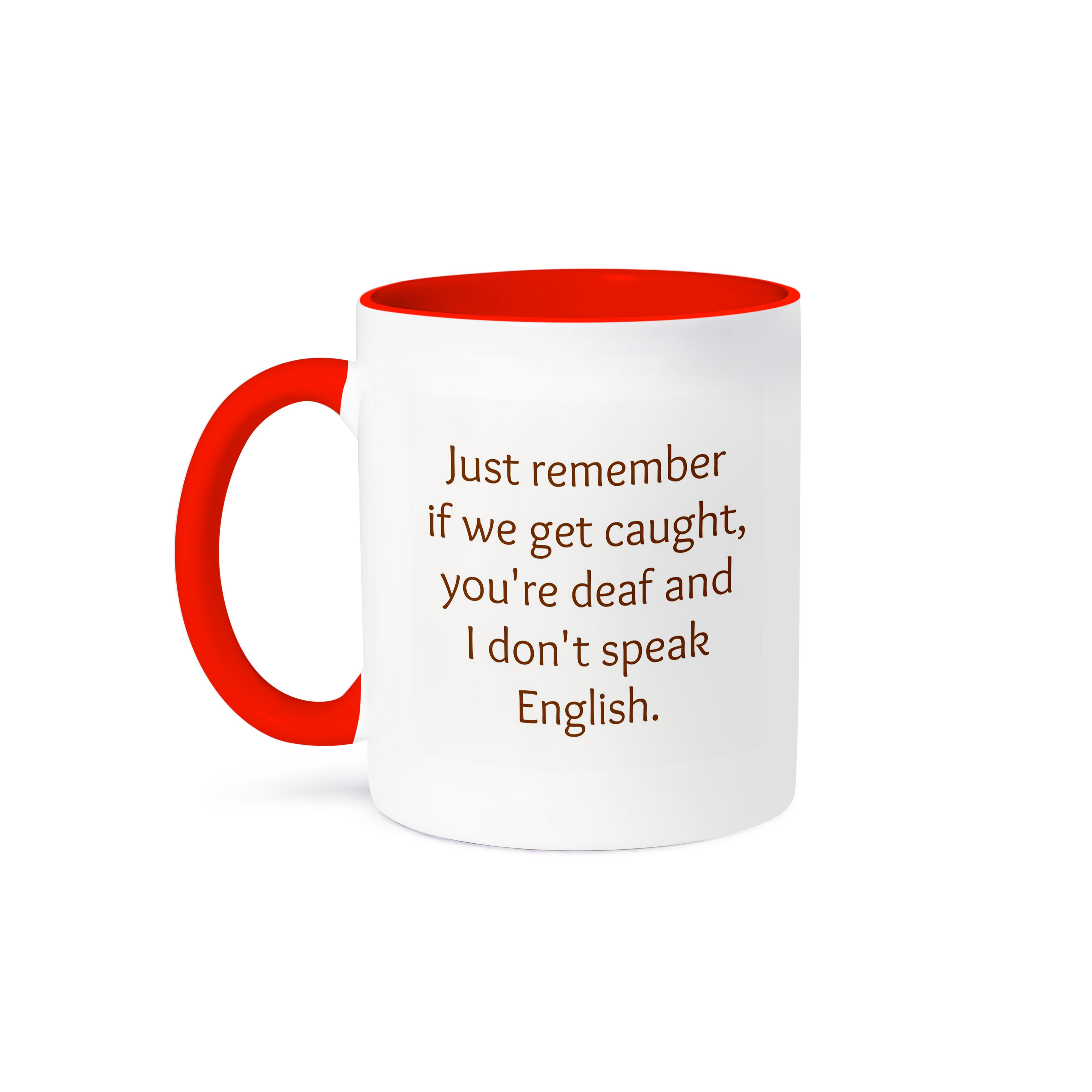 3dRose, remember if we get catch im deaf and you dont speak English, Tasse - Bild 8 von 99