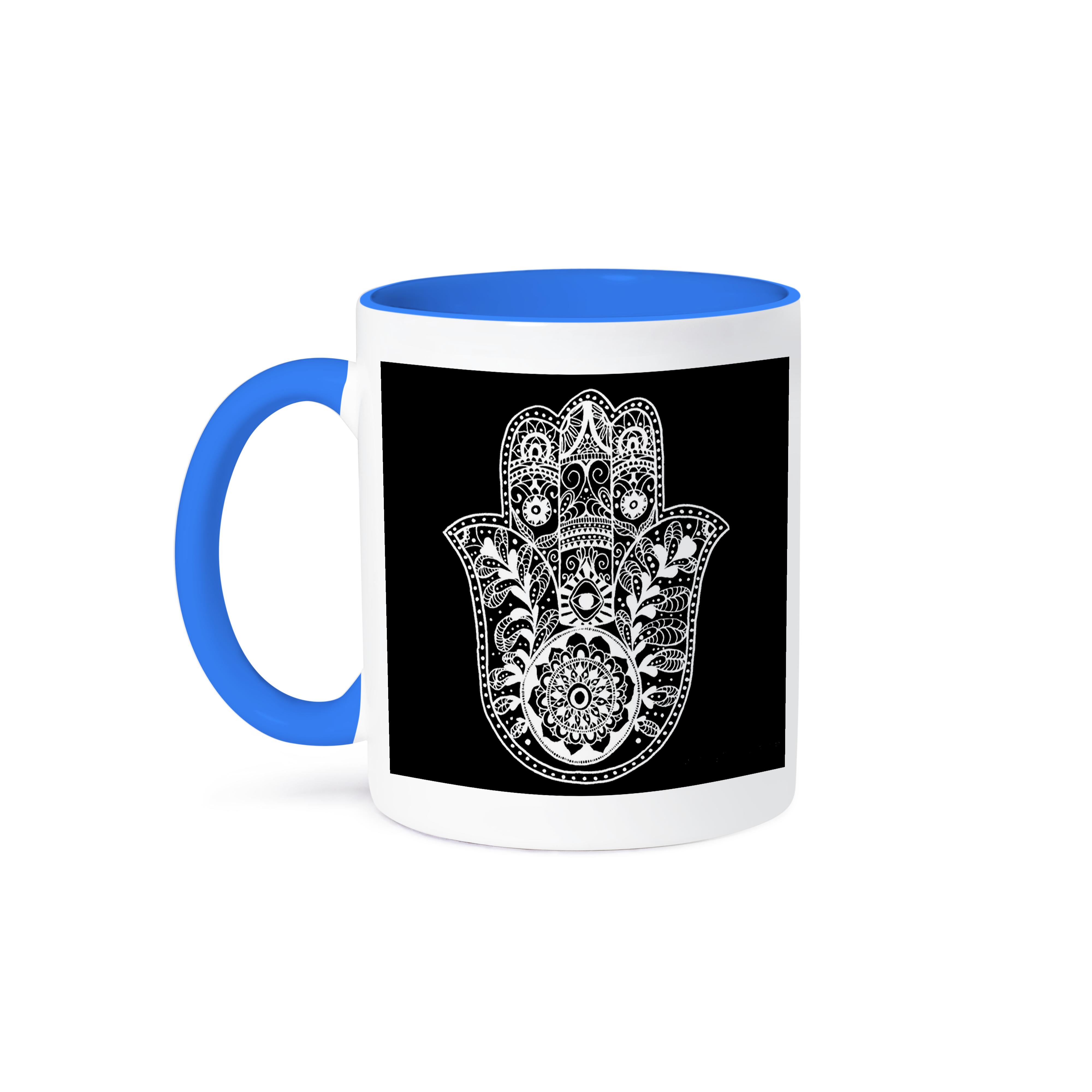 3dRose, Black and White Hamsa, Mug - Picture 50 of 99
