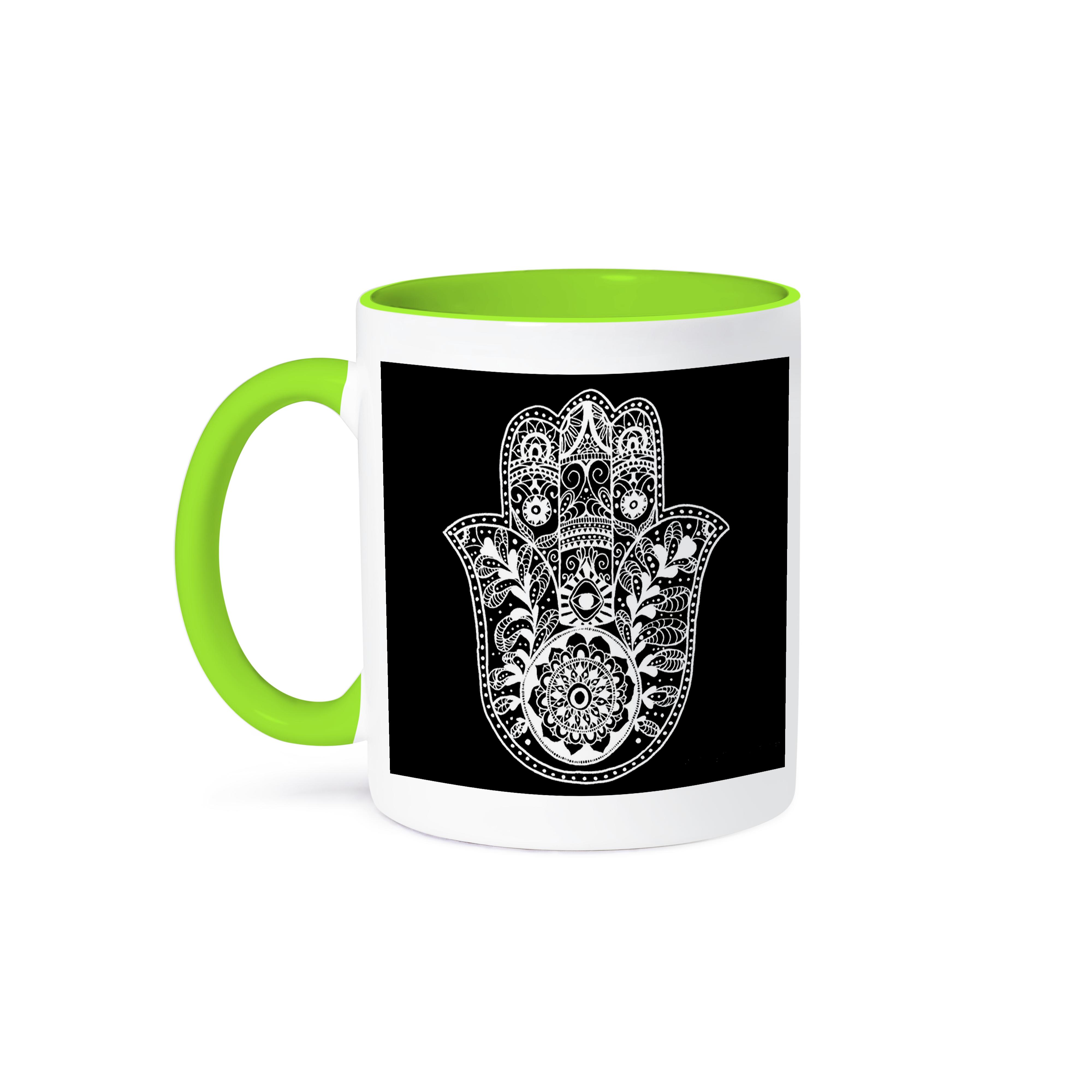 3dRose, Black and White Hamsa, Mug - Picture 79 of 99