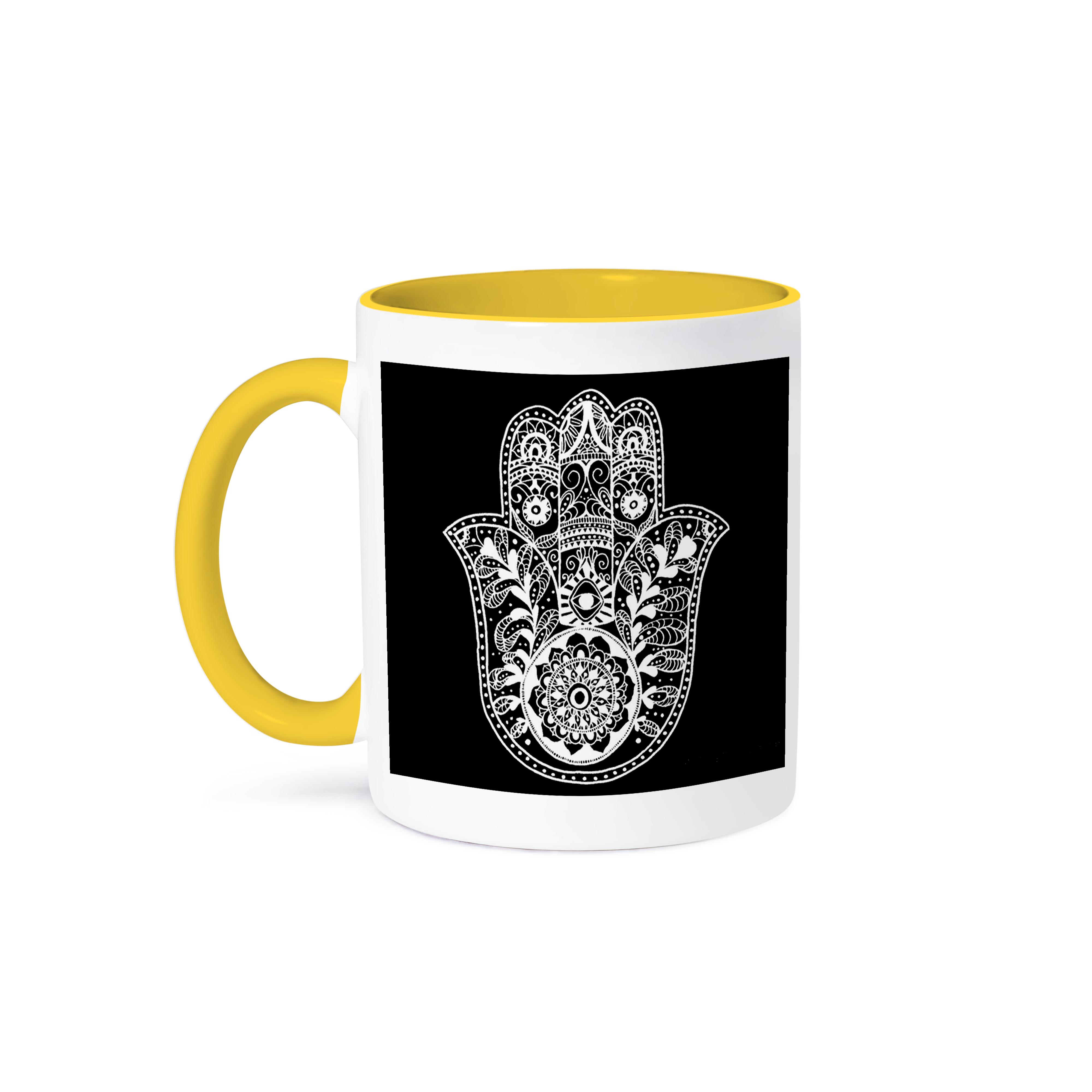 3dRose, Black and White Hamsa, Mug - Picture 36 of 99