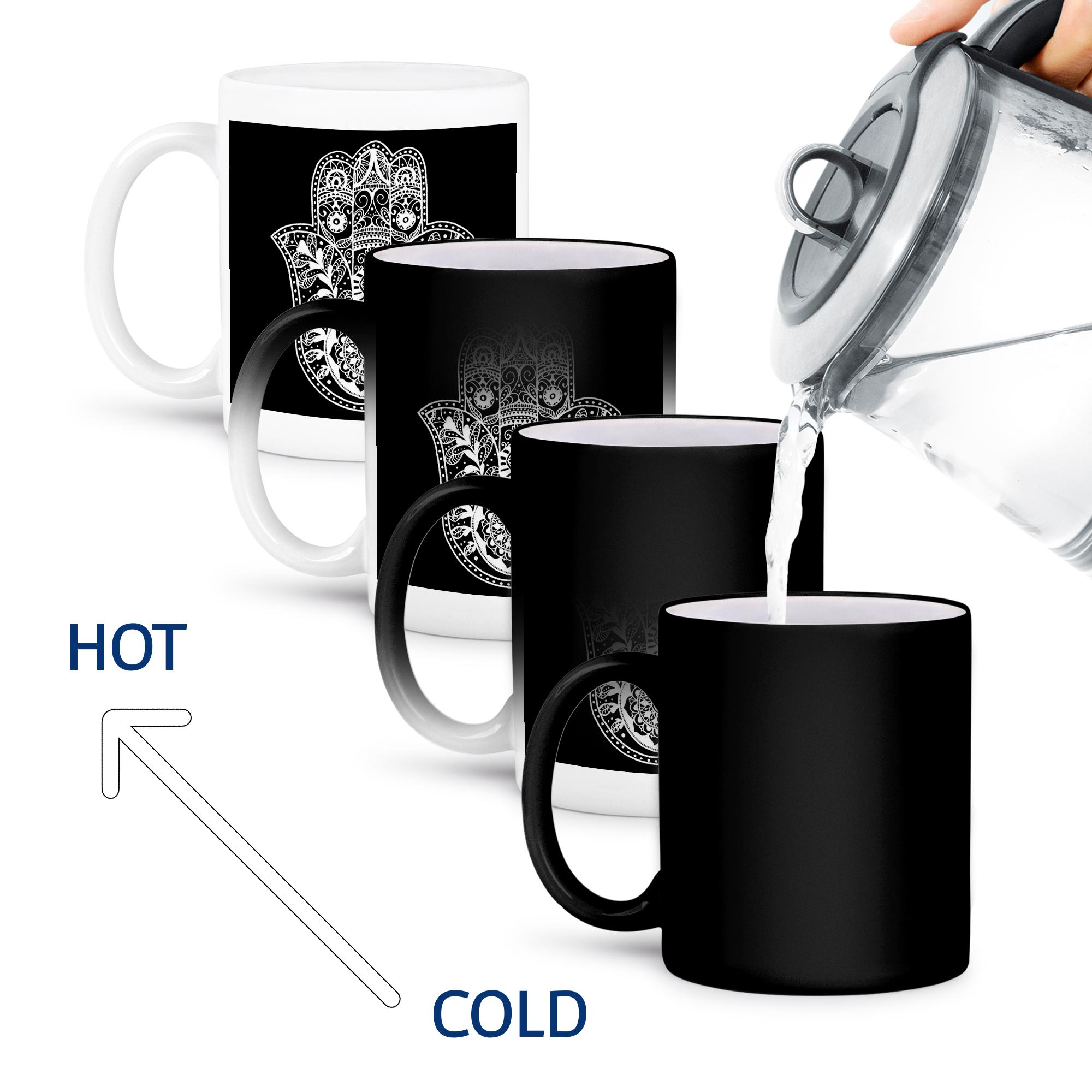 3dRose, Black and White Hamsa, Mug - Picture 60 of 99