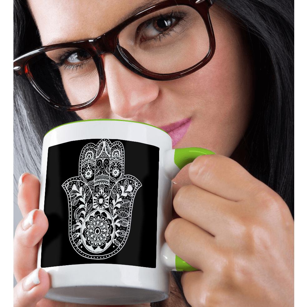 3dRose, Black and White Hamsa, Mug - Picture 80 of 99