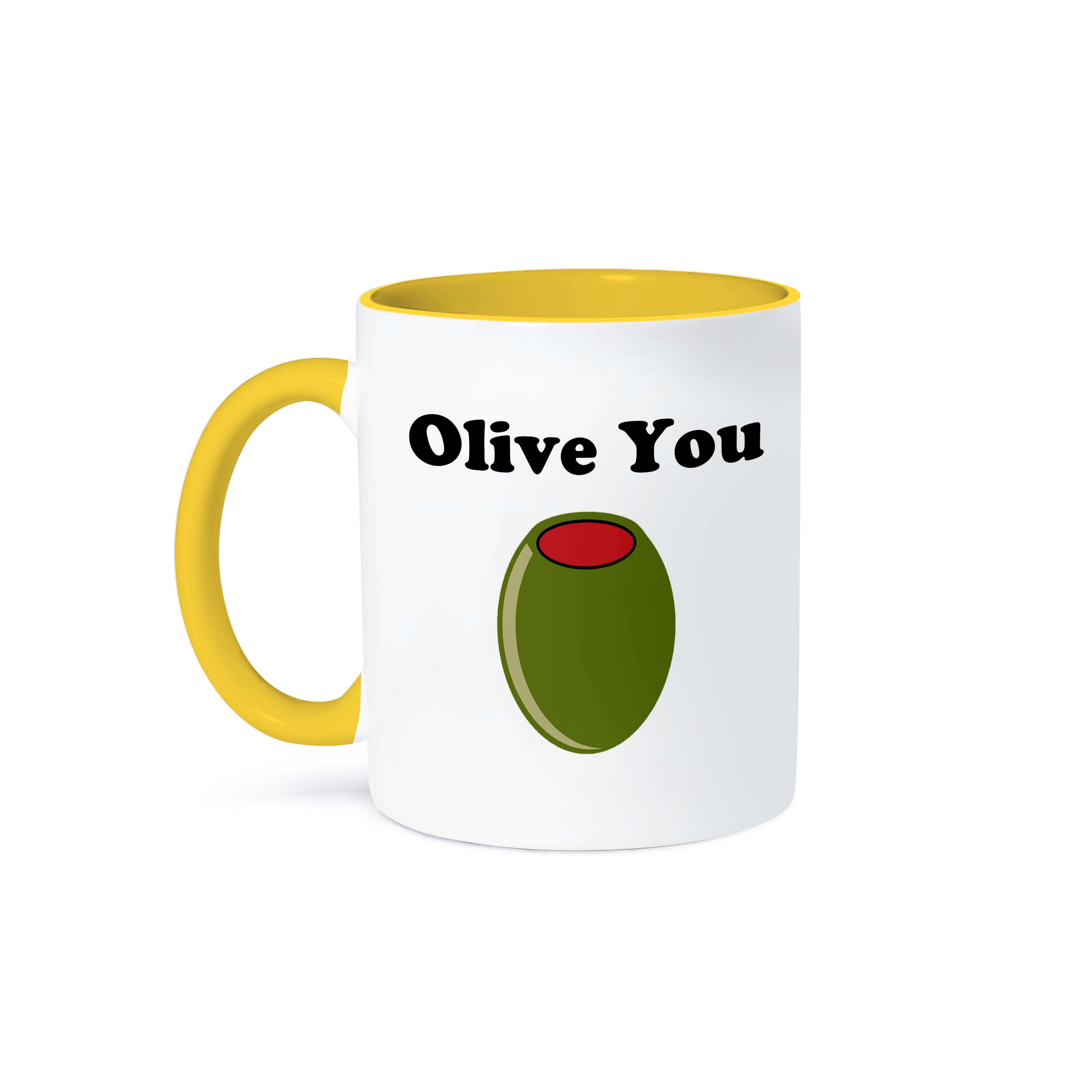 Taza 3dRose, Olive you., - Imagen 8 de 99