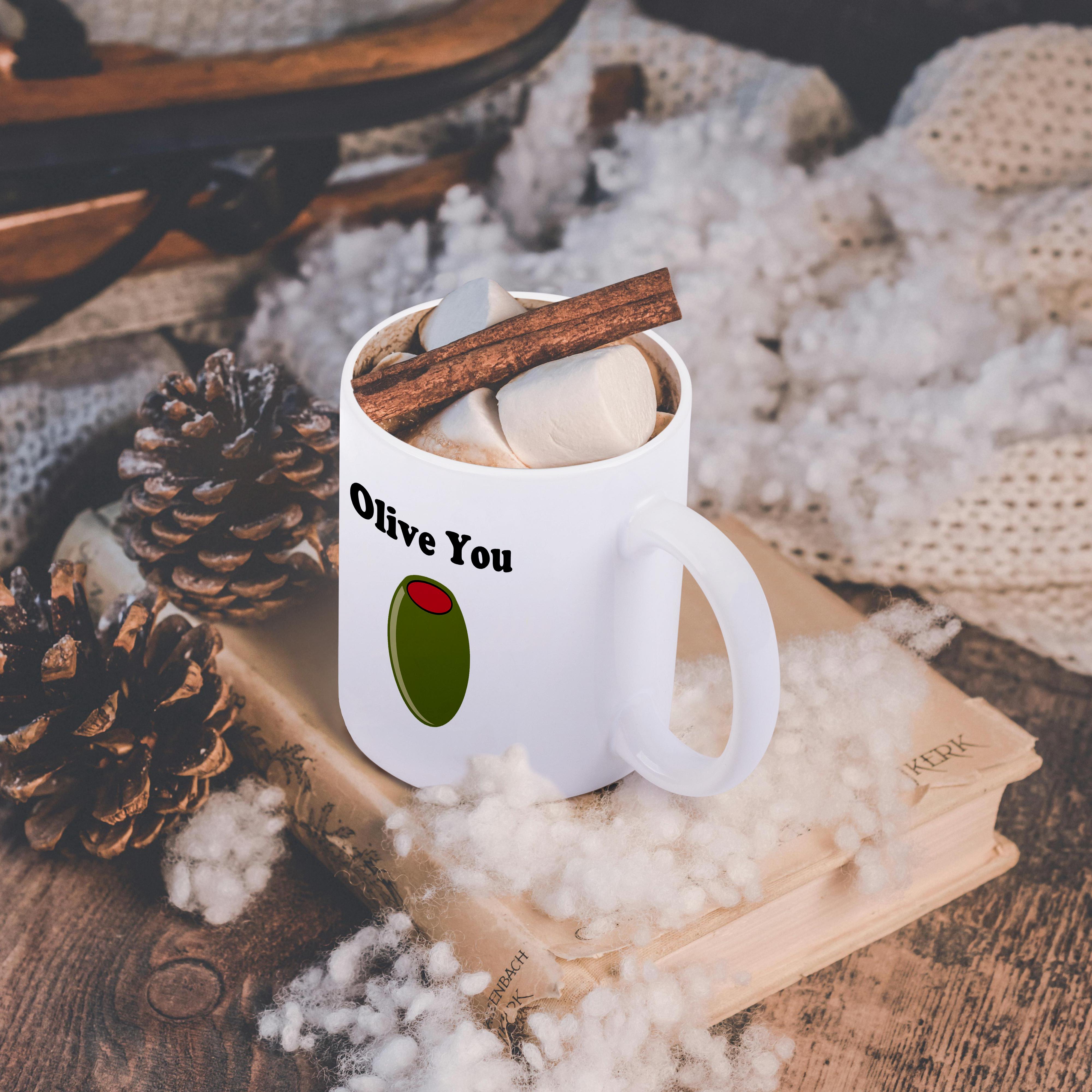 Taza 3dRose, Olive you., - Imagen 19 de 99