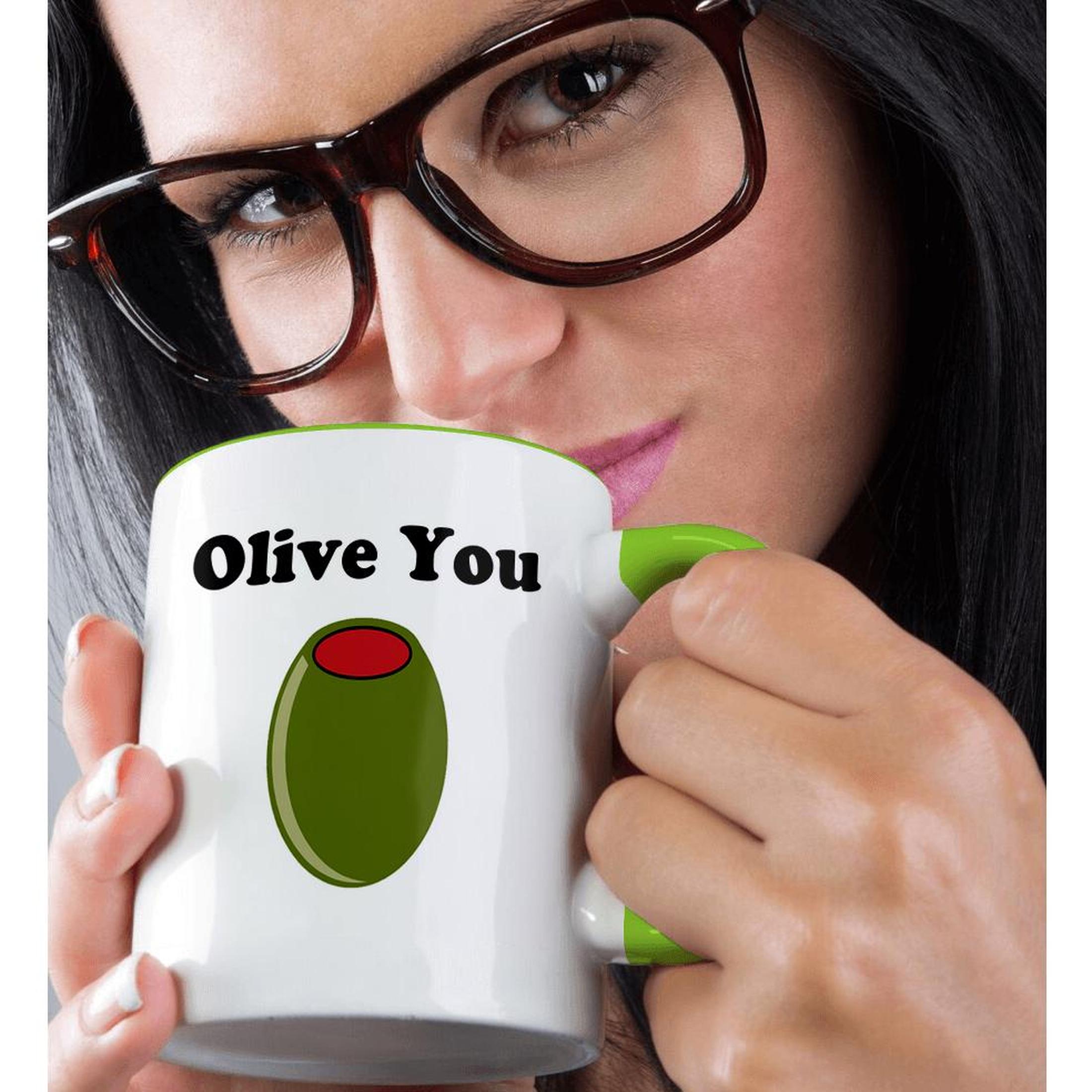 Taza 3dRose, Olive you., - Imagen 37 de 99