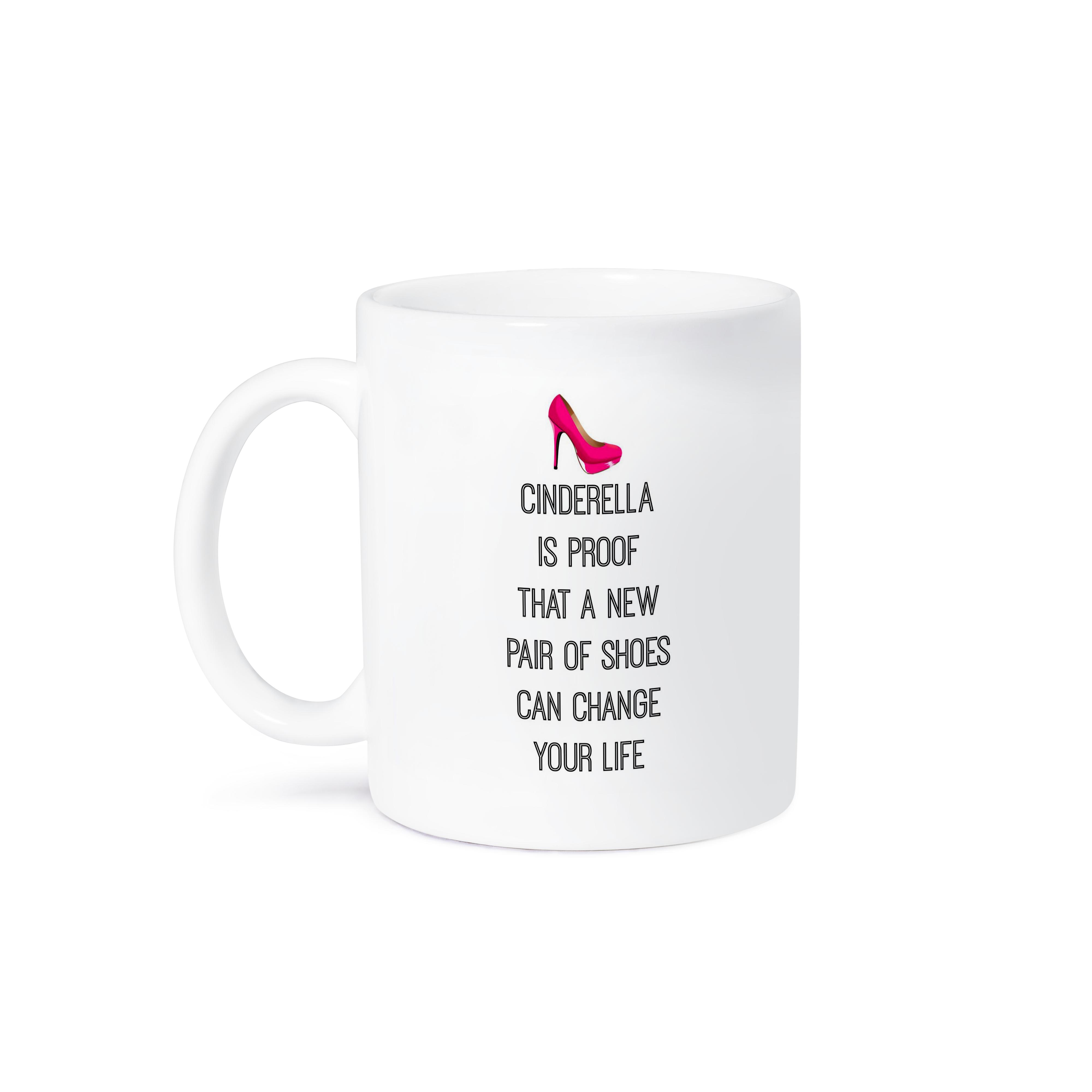 3dRose, Aschenputtel ist der Beweis, dass ein neues Paar Schuhe Ihr Leben verändern kann, Tasse - Bild 29 von 99